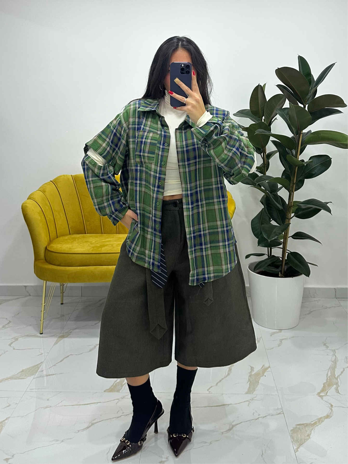 Bermuda in panno Amy