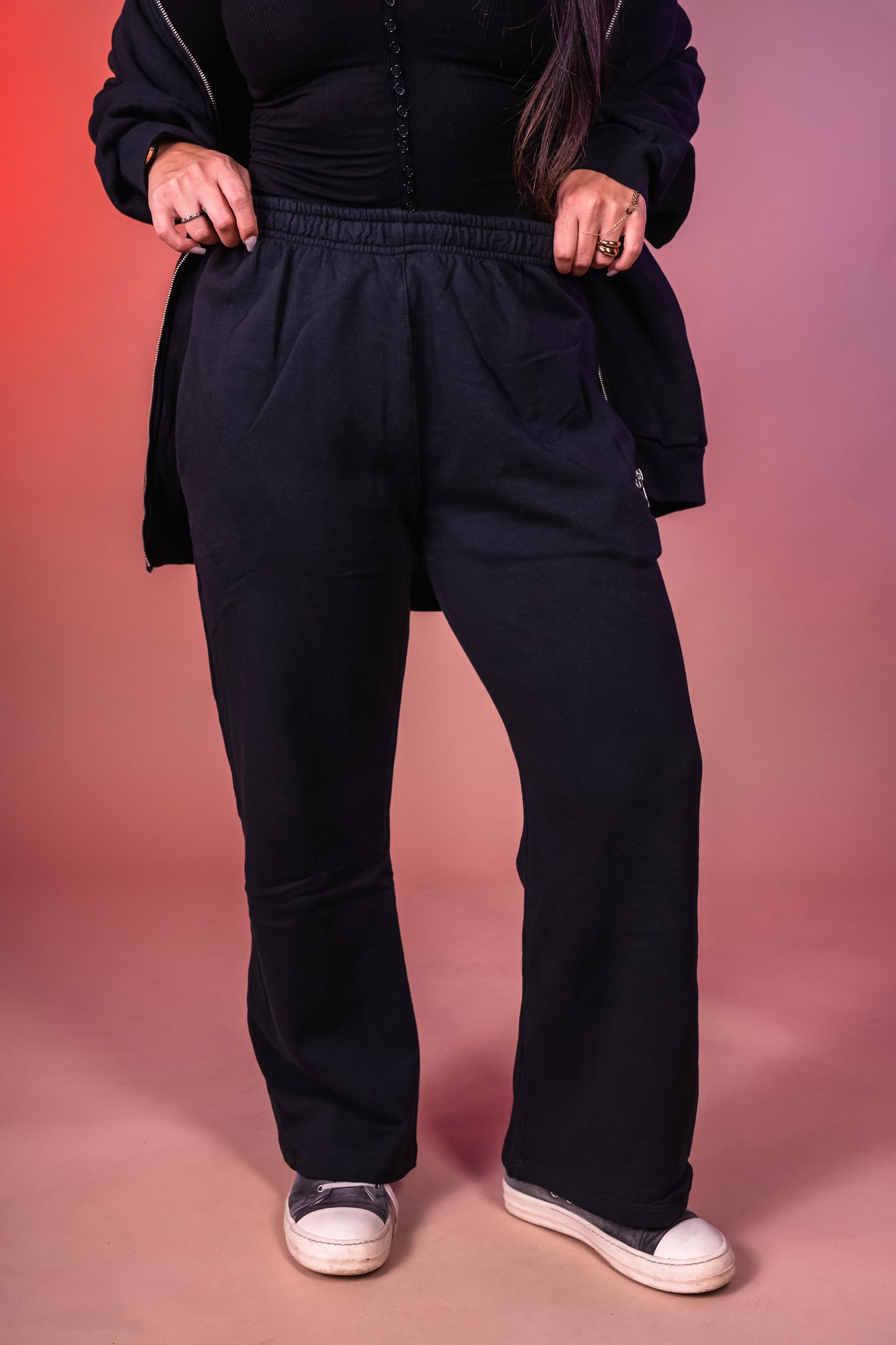 Coordinato in Tuta Comfy nera