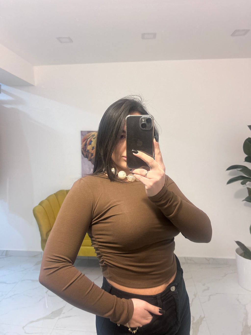 Magliettina Crop Riches