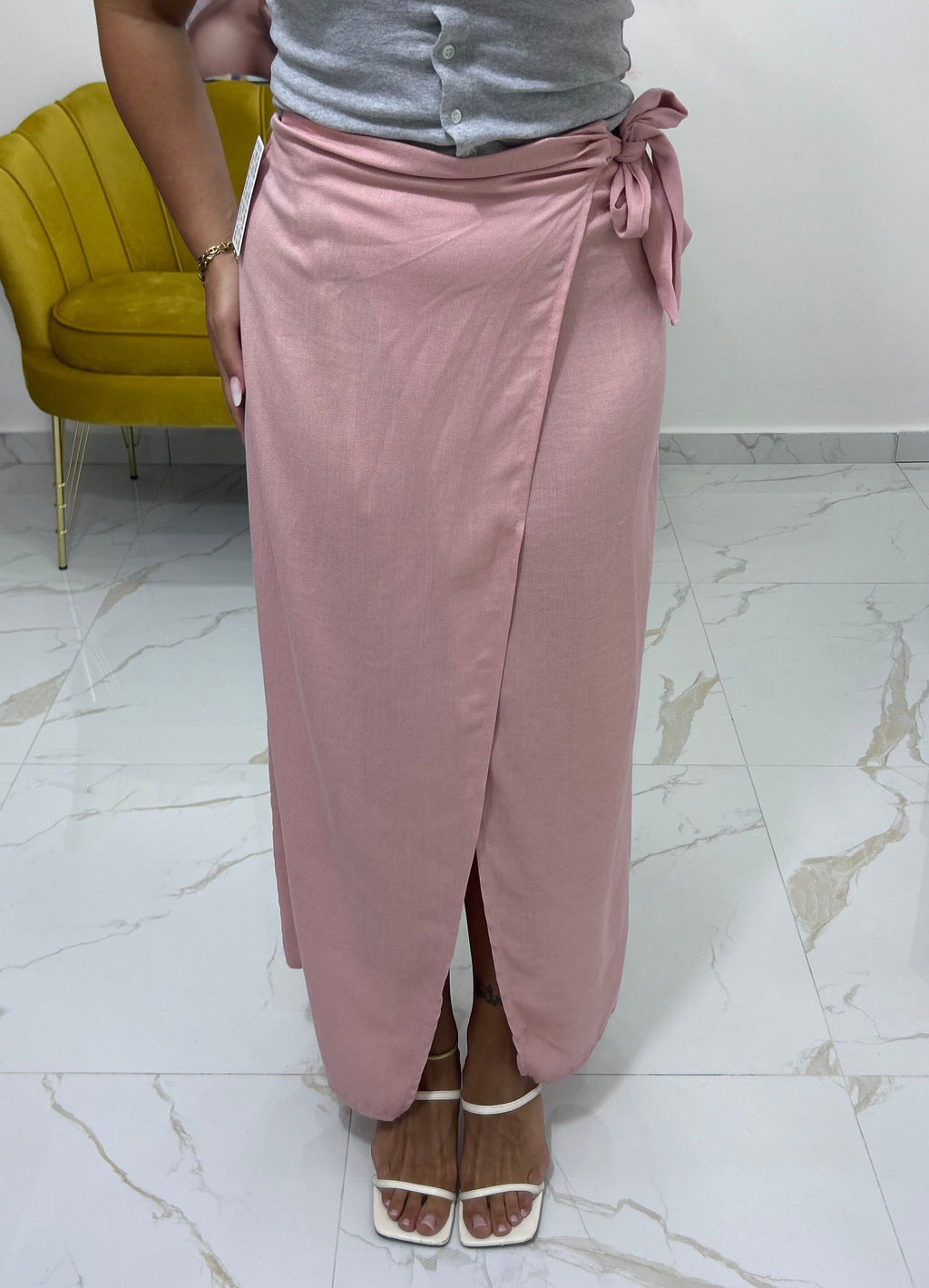 Gonna Midi essential rosa