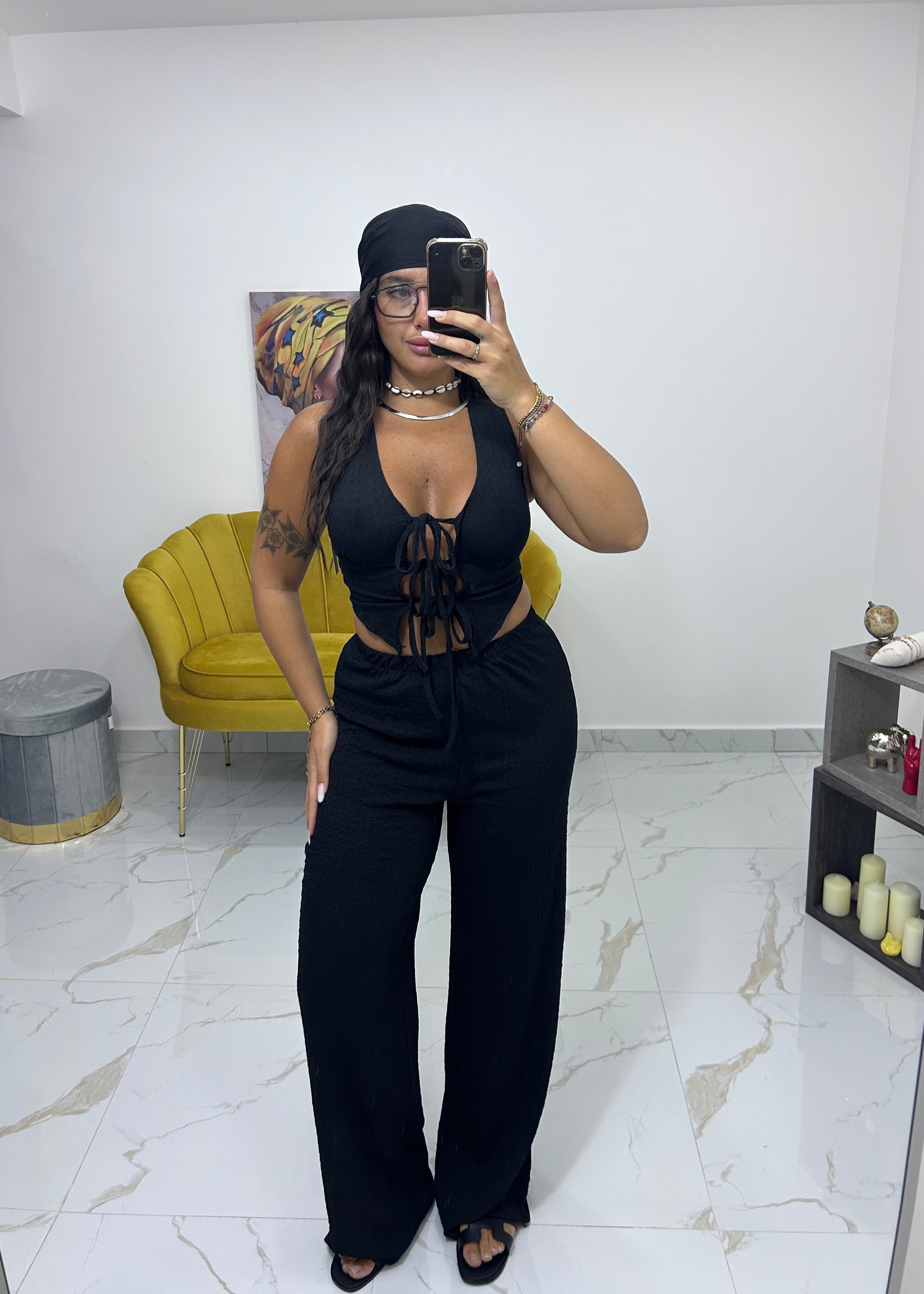 Coordinato Ibiza nero