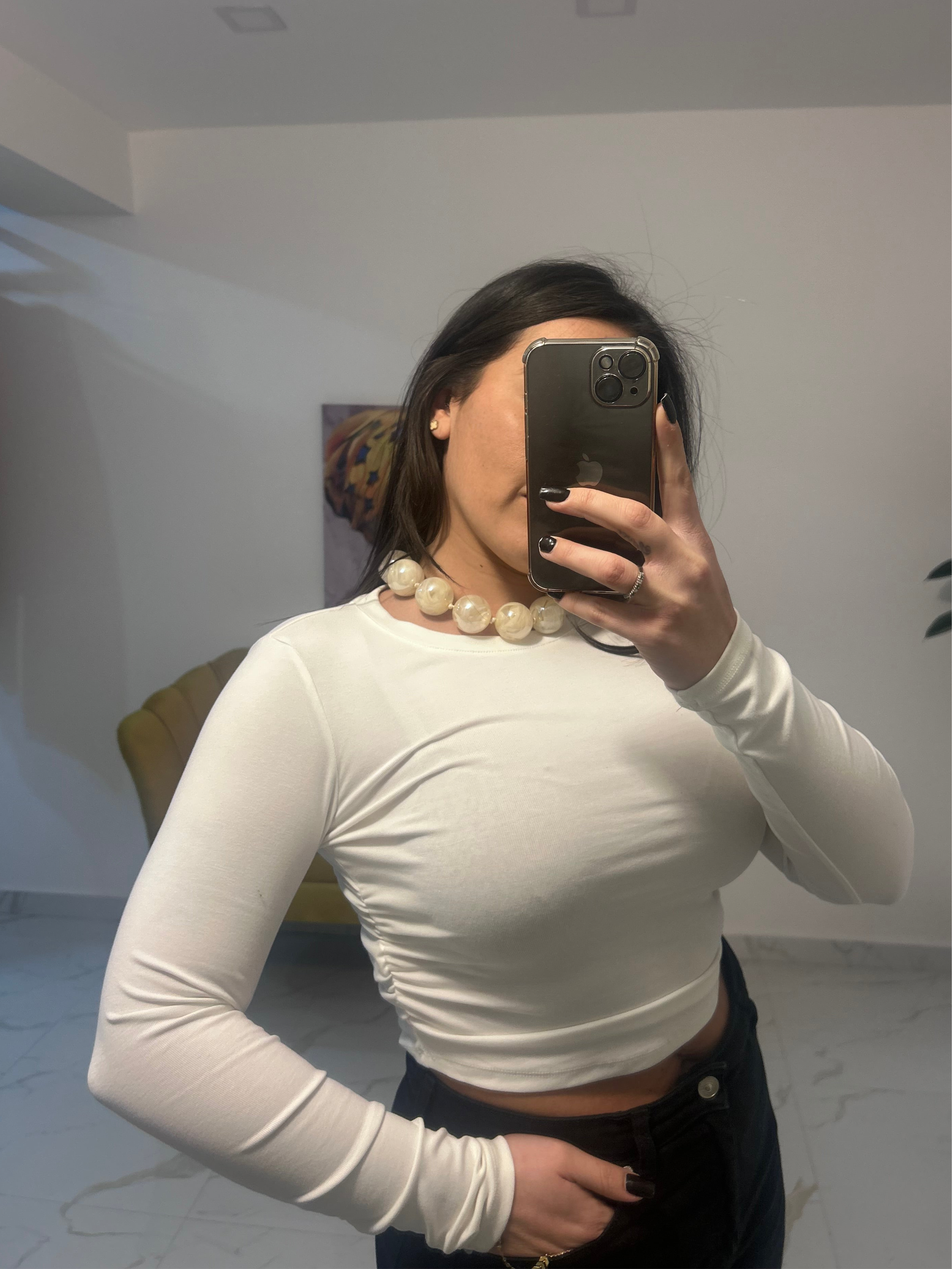 Magliettina Crop Riches