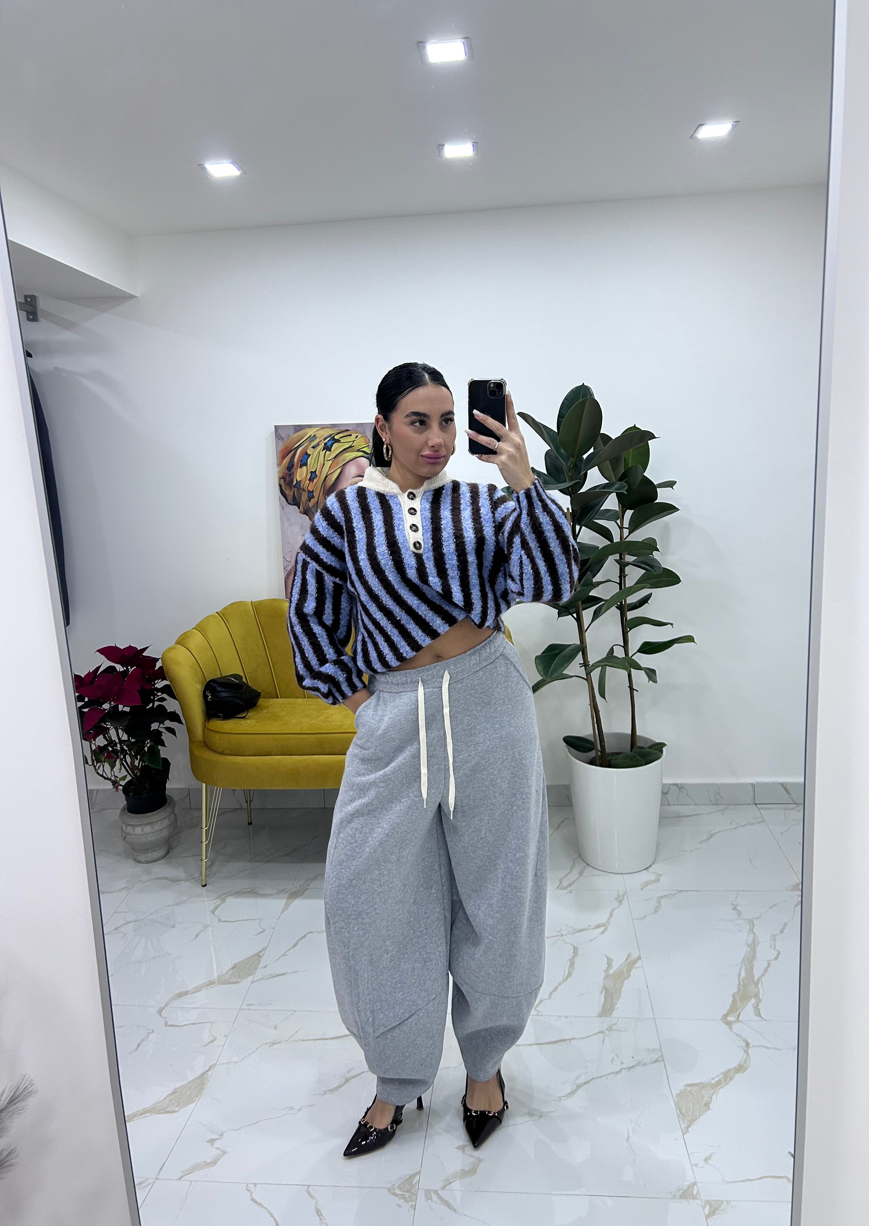 Pantaloni tuta balloon