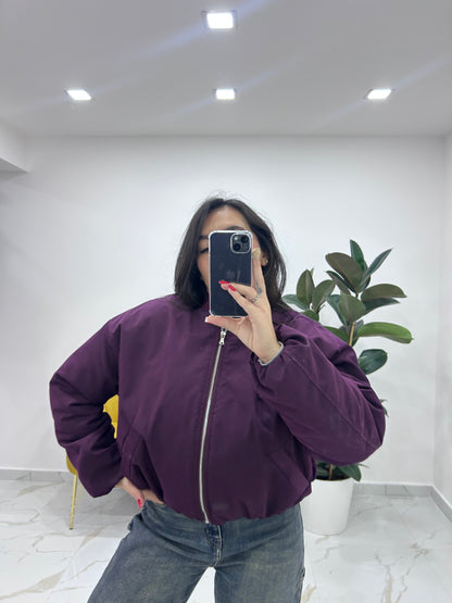 Bomber Grazia bordoaux