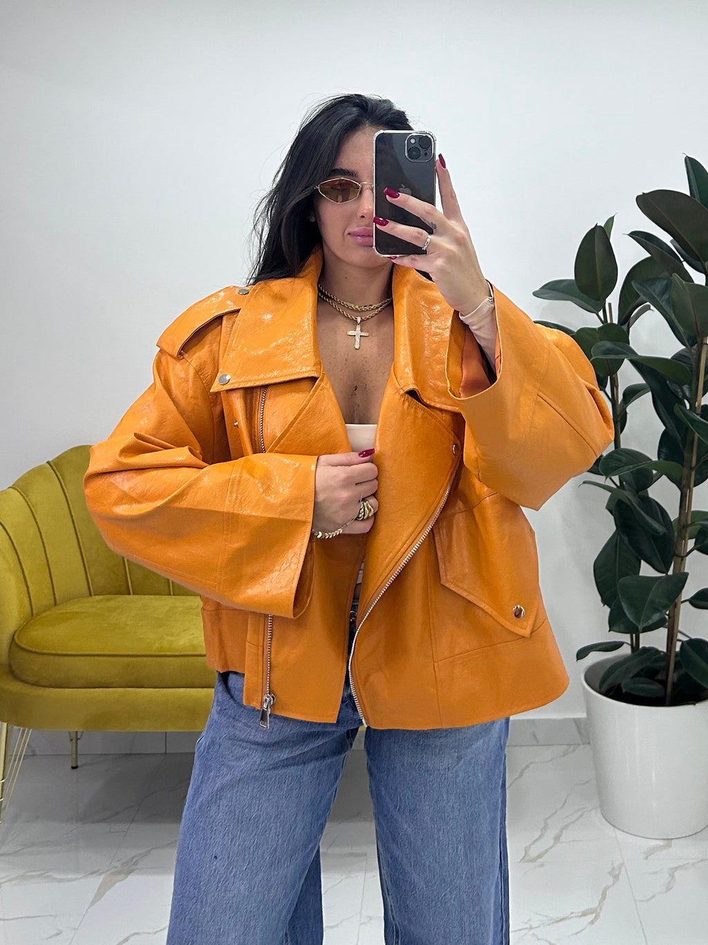 Giubbotto ecopelle Snoopy