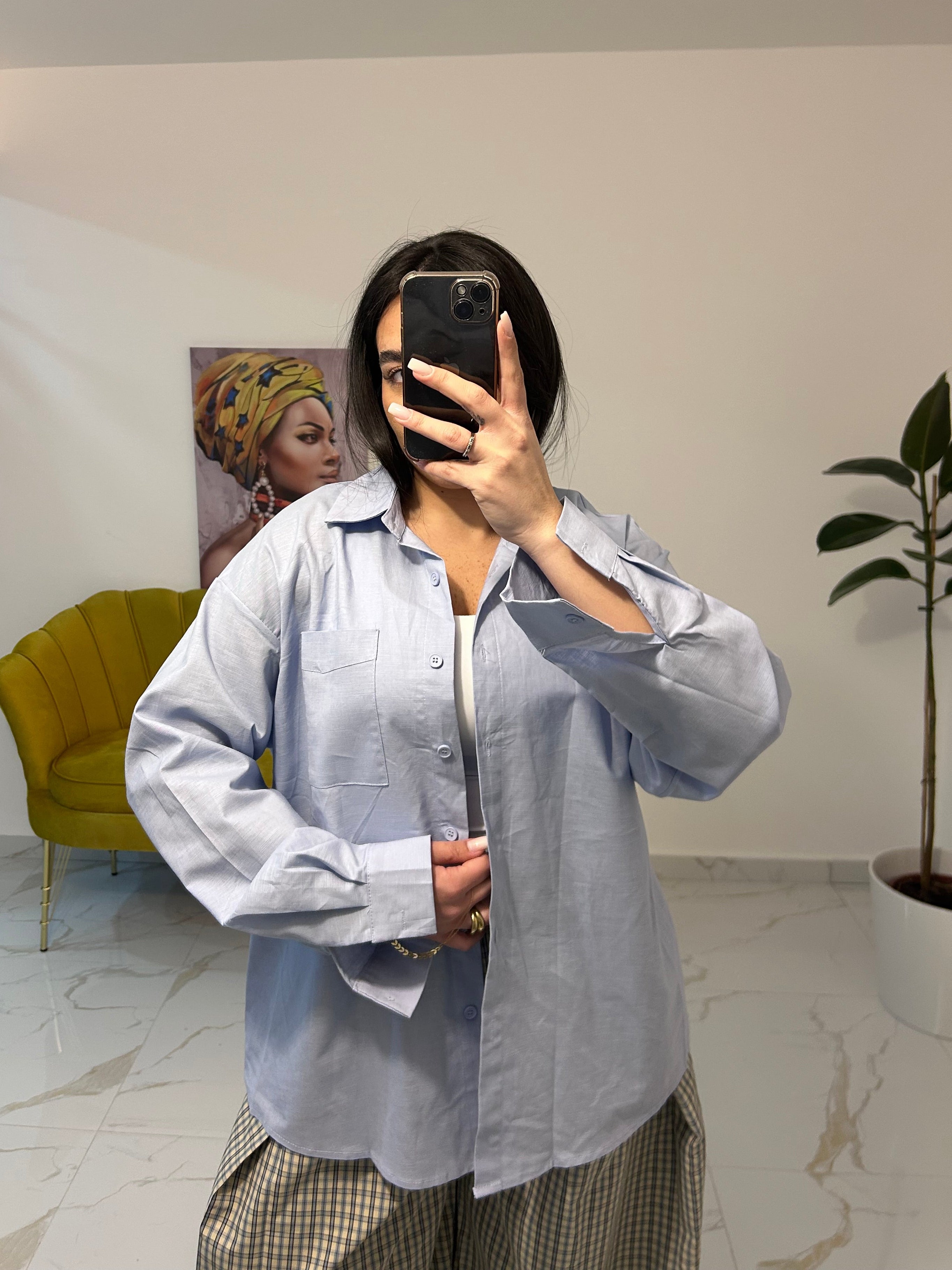 Camicia Azzurra Relax Fit