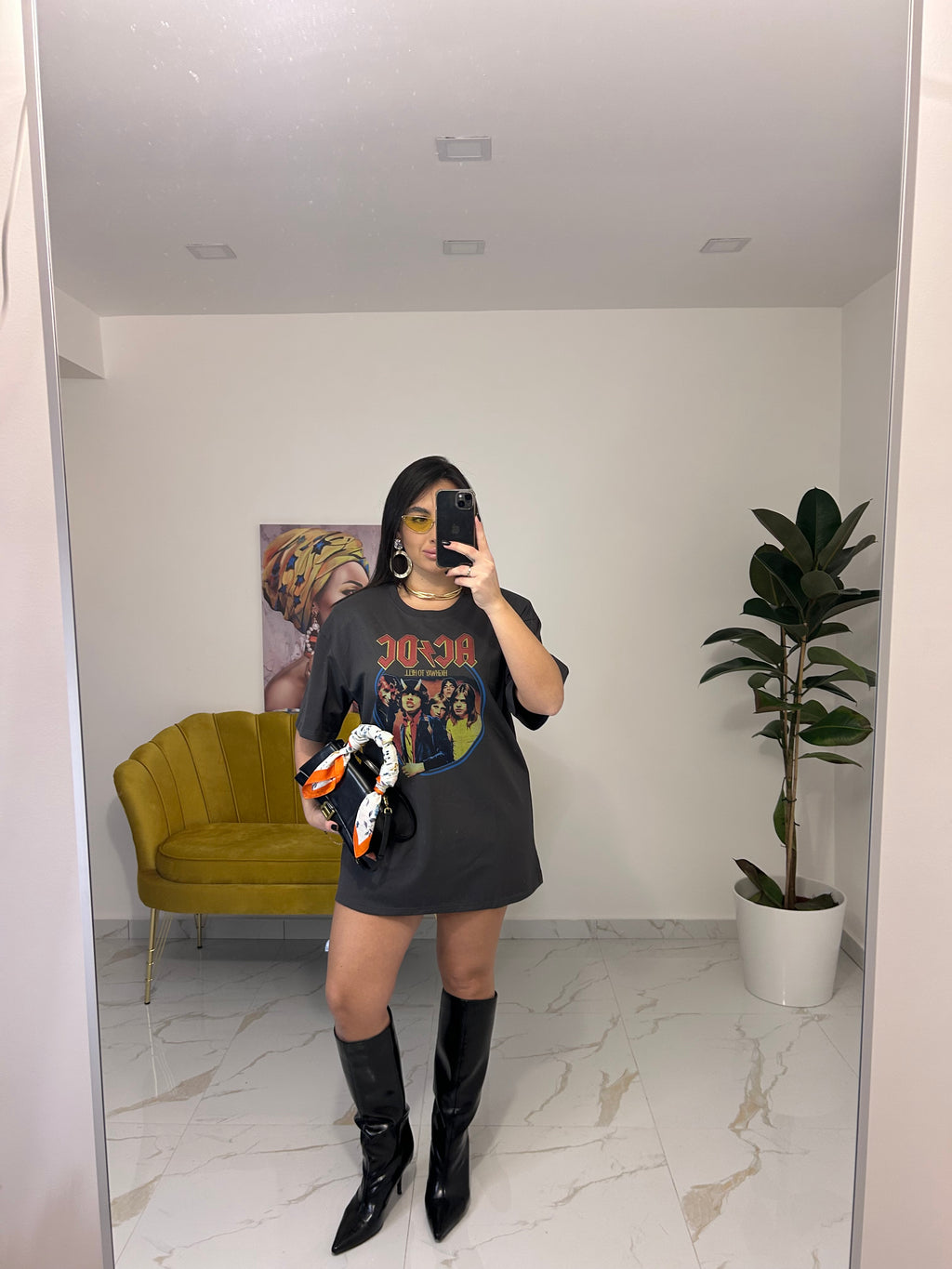 T-Shirt Dress Rock Attitude