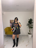 T-Shirt Dress Rock Attitude