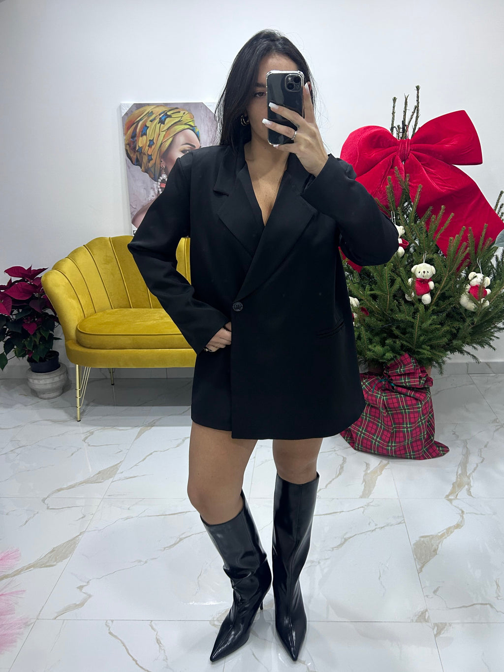 Giacca Oversize Dual Chic nera