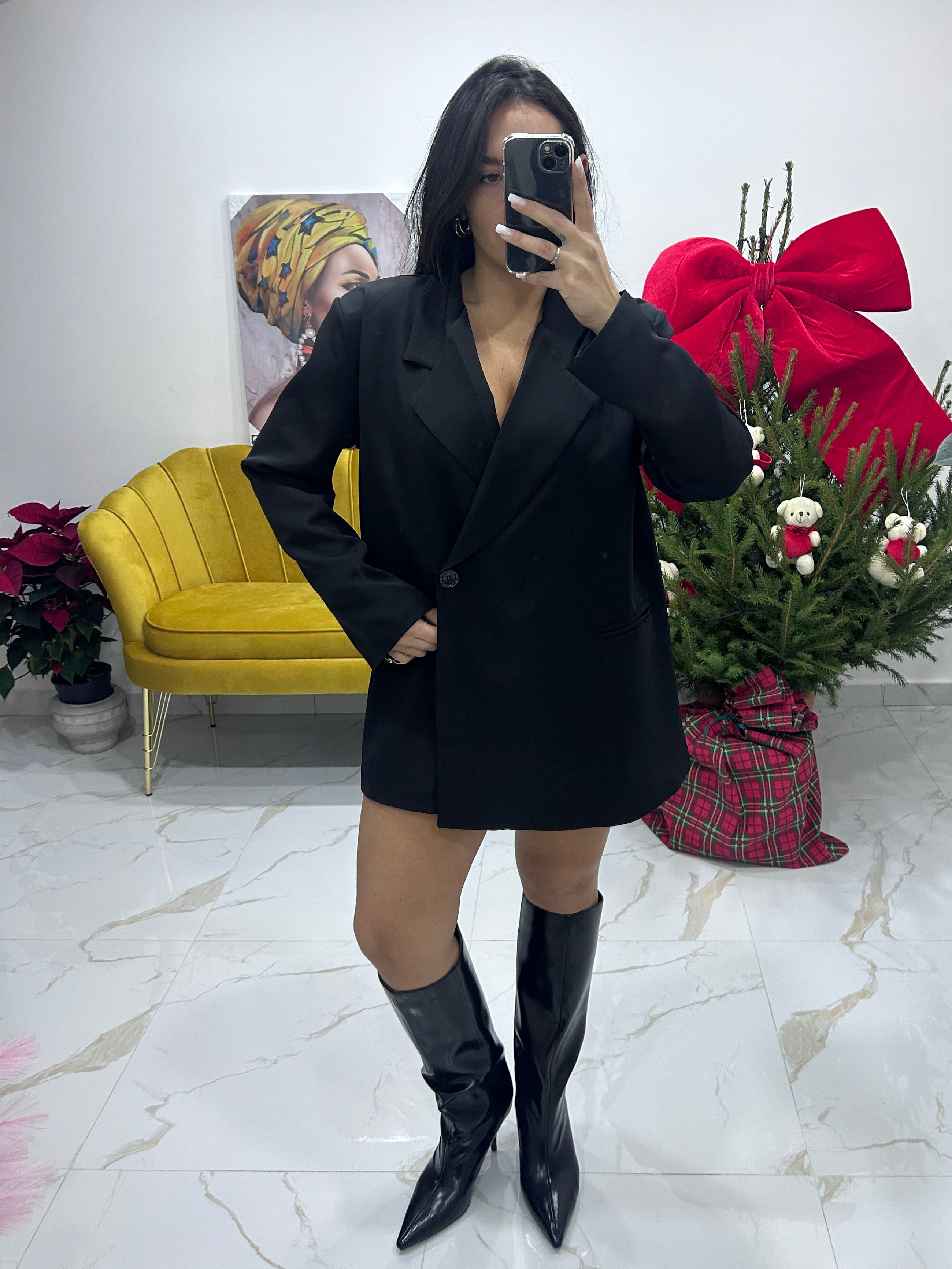 Giacca Oversize Dual Chic nera