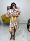 Abito Midi Bloom Fantasy