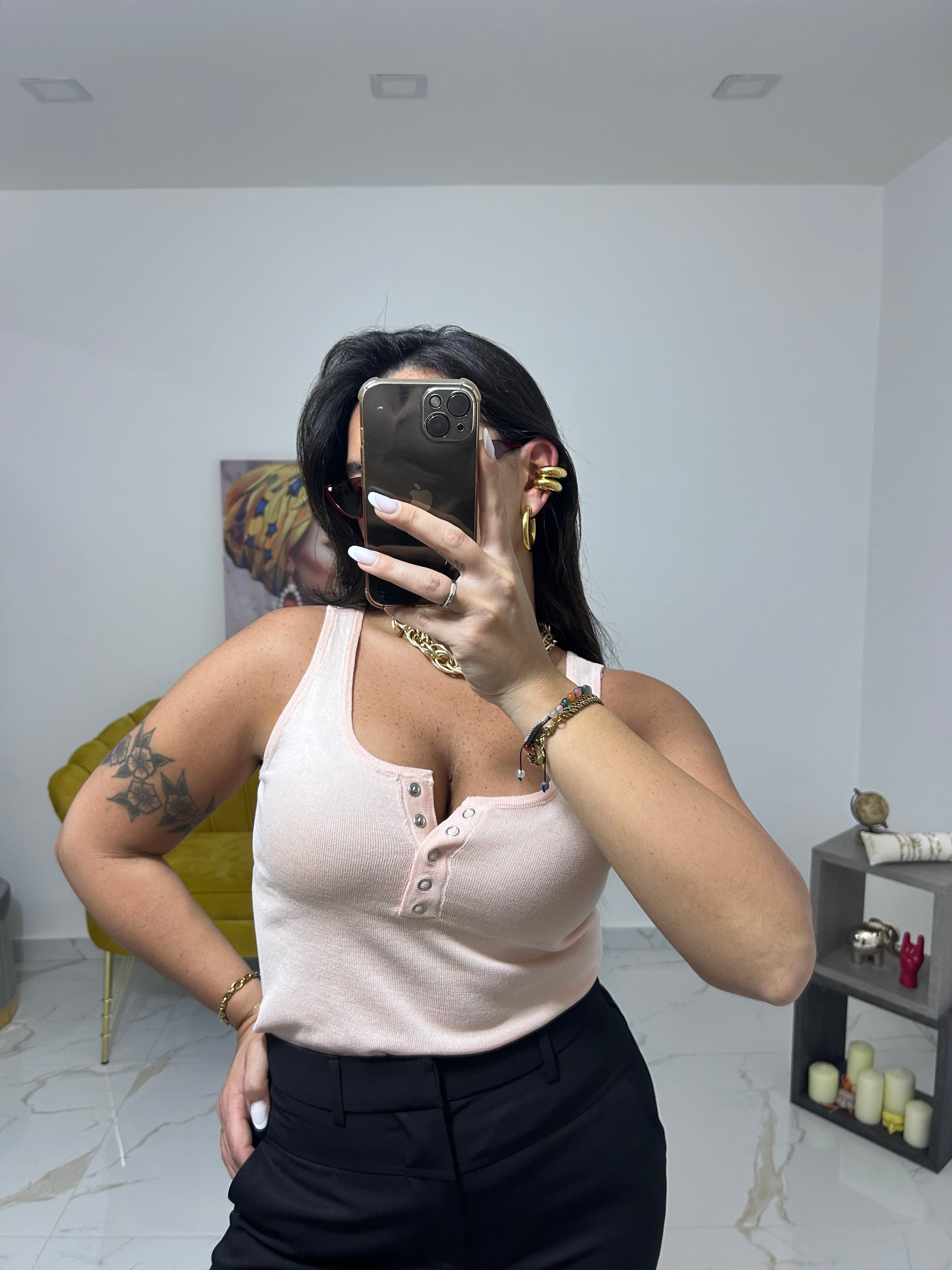 Canotta Soft mood rosa