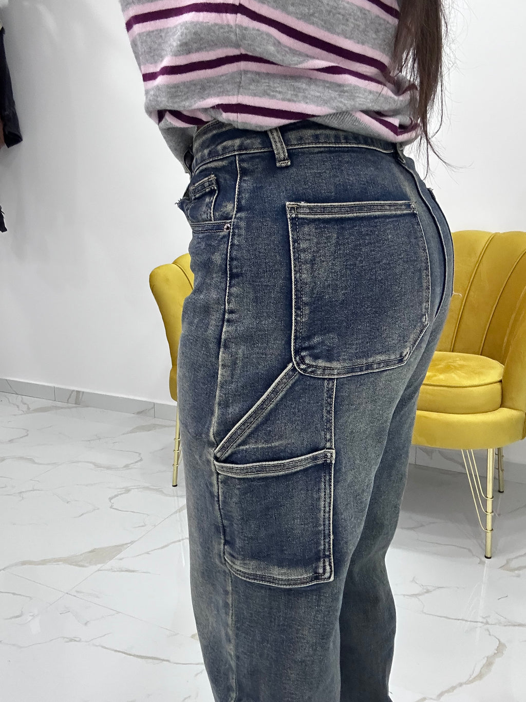 Jeans ballon sabbiato Mary