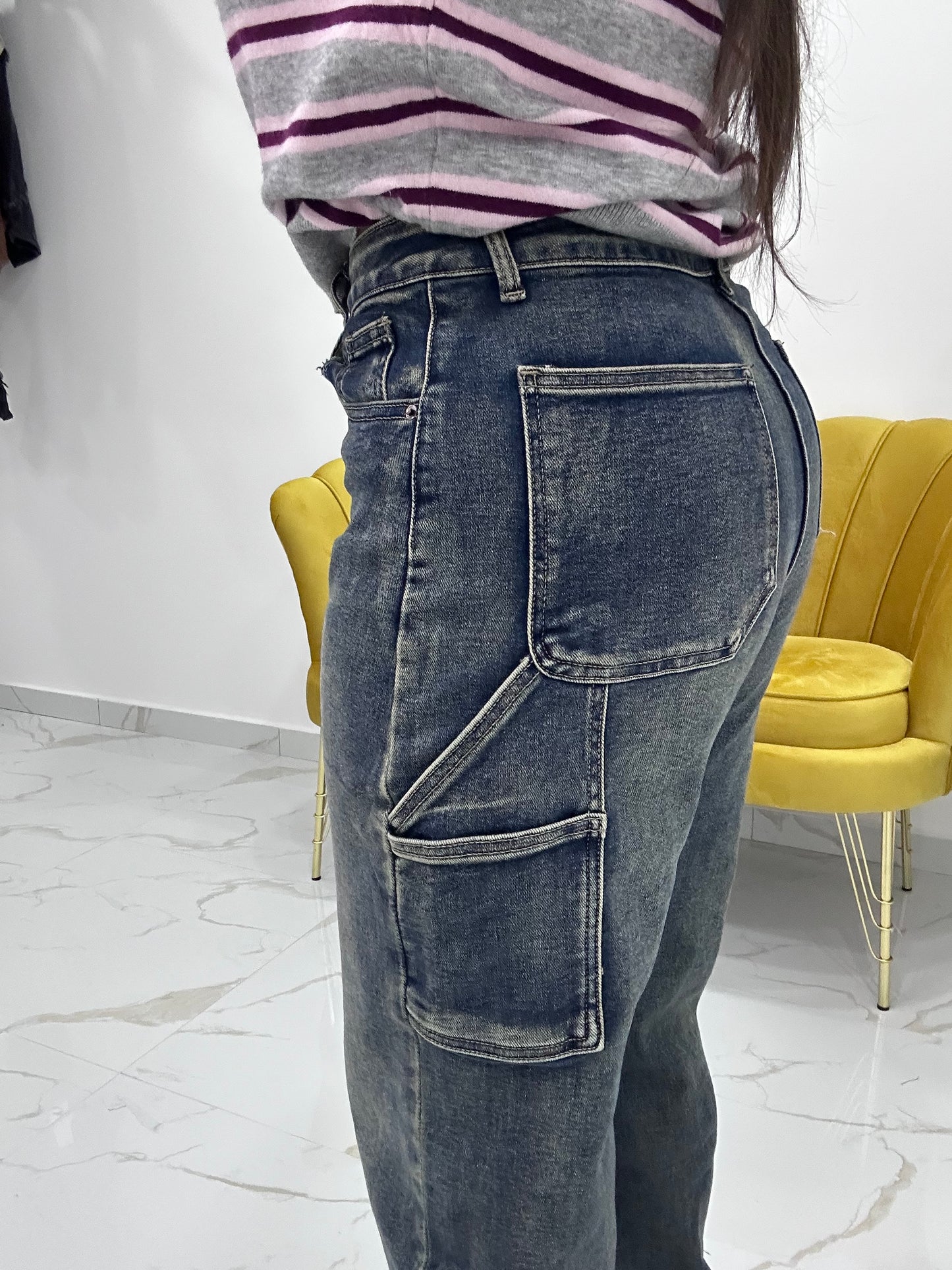 Jeans ballon sabbiato Mary