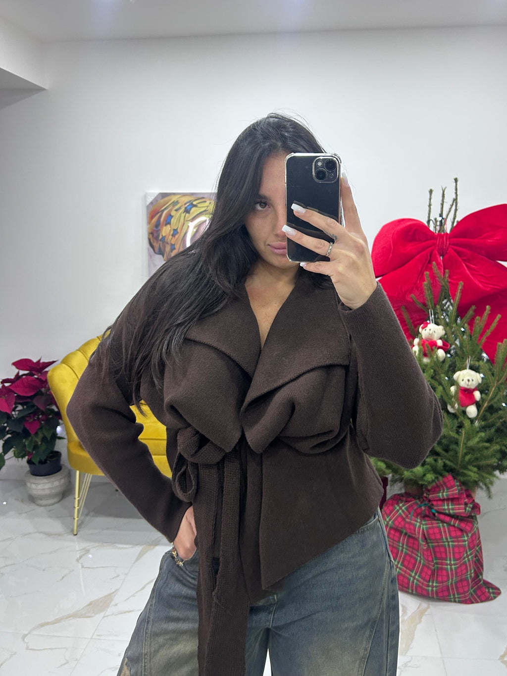 Cardigan Cacao Élégance