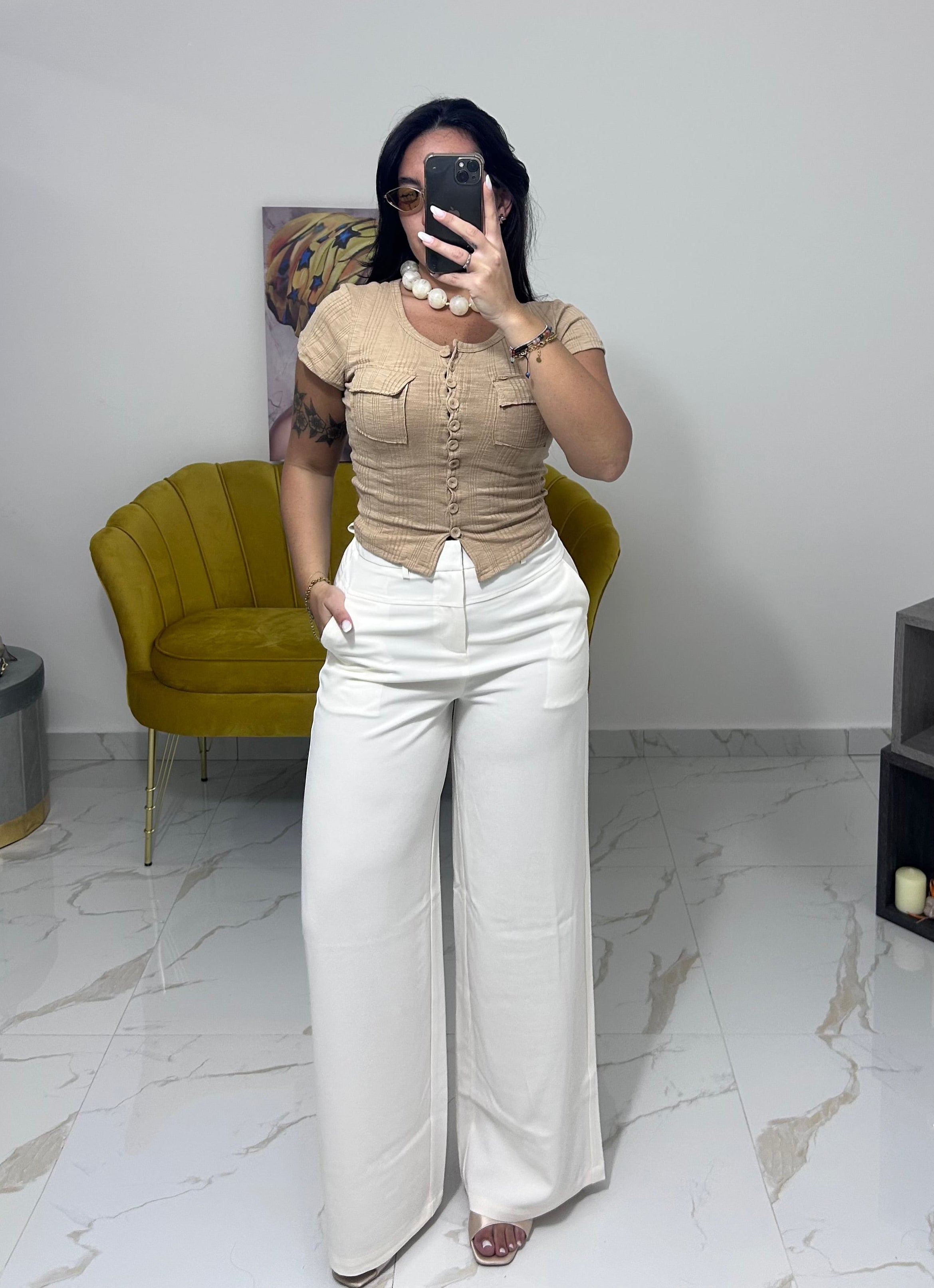 Maglia Daily beige