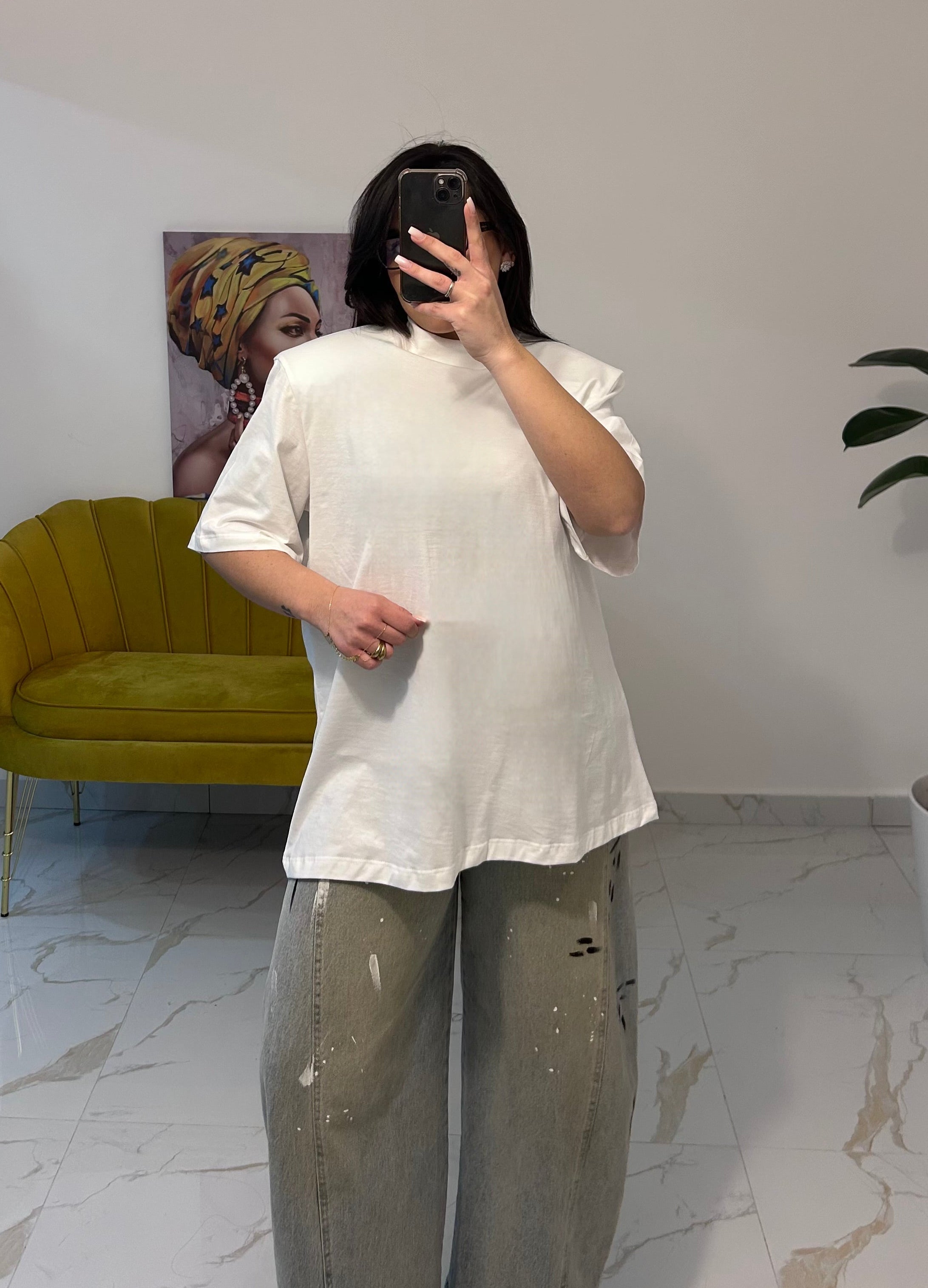 T shirt Basic strutturata