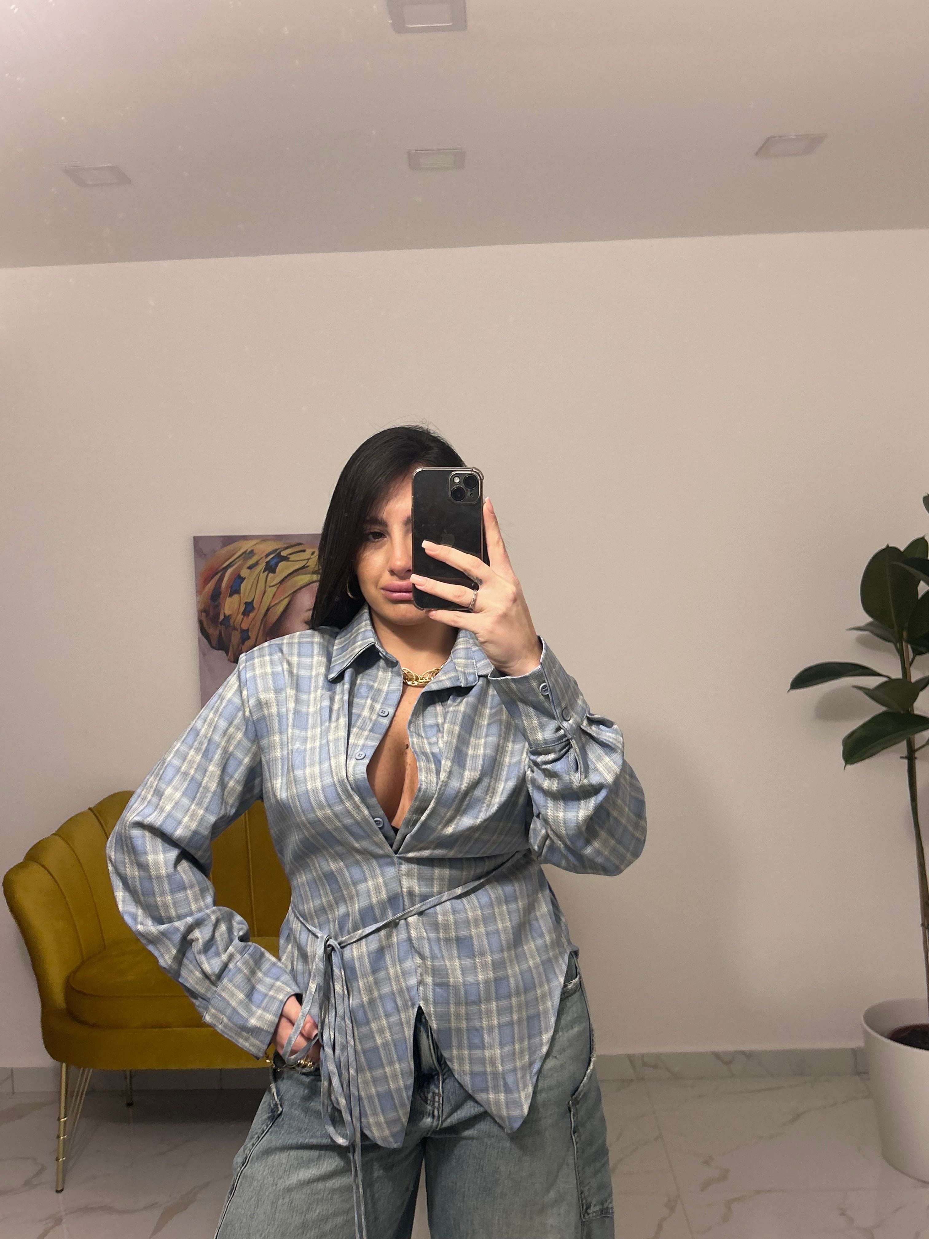 Camicia Sky check