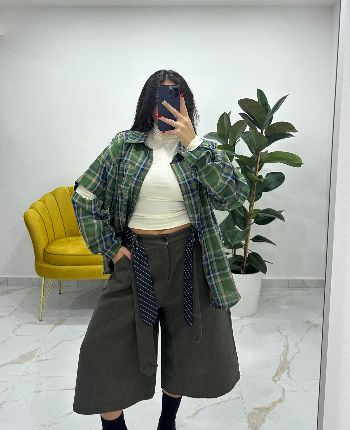 Bermuda in panno Amy