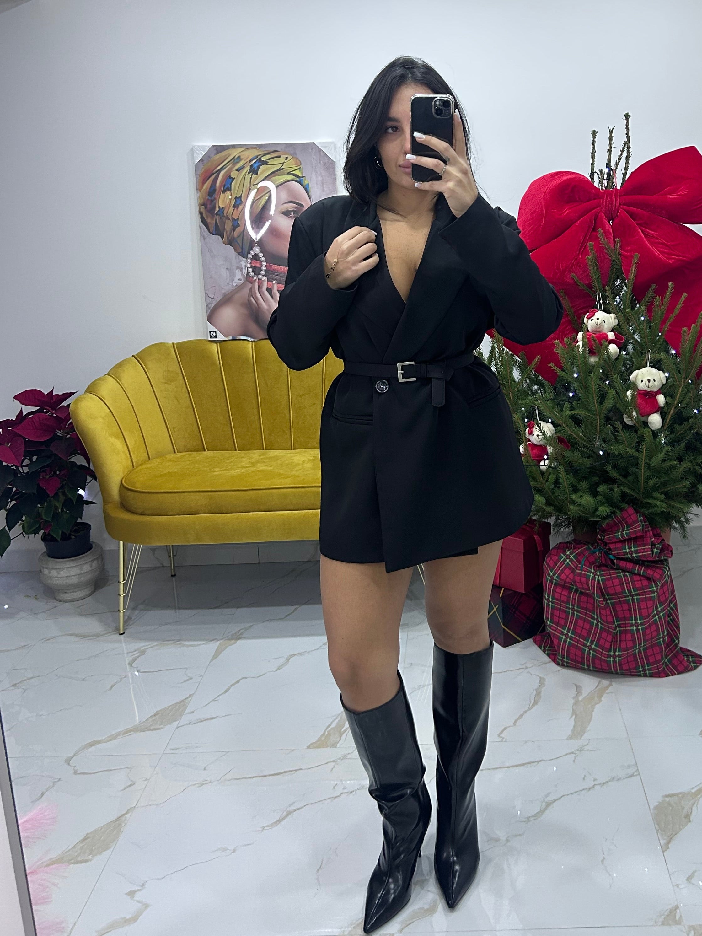 Giacca Oversize Dual Chic nera