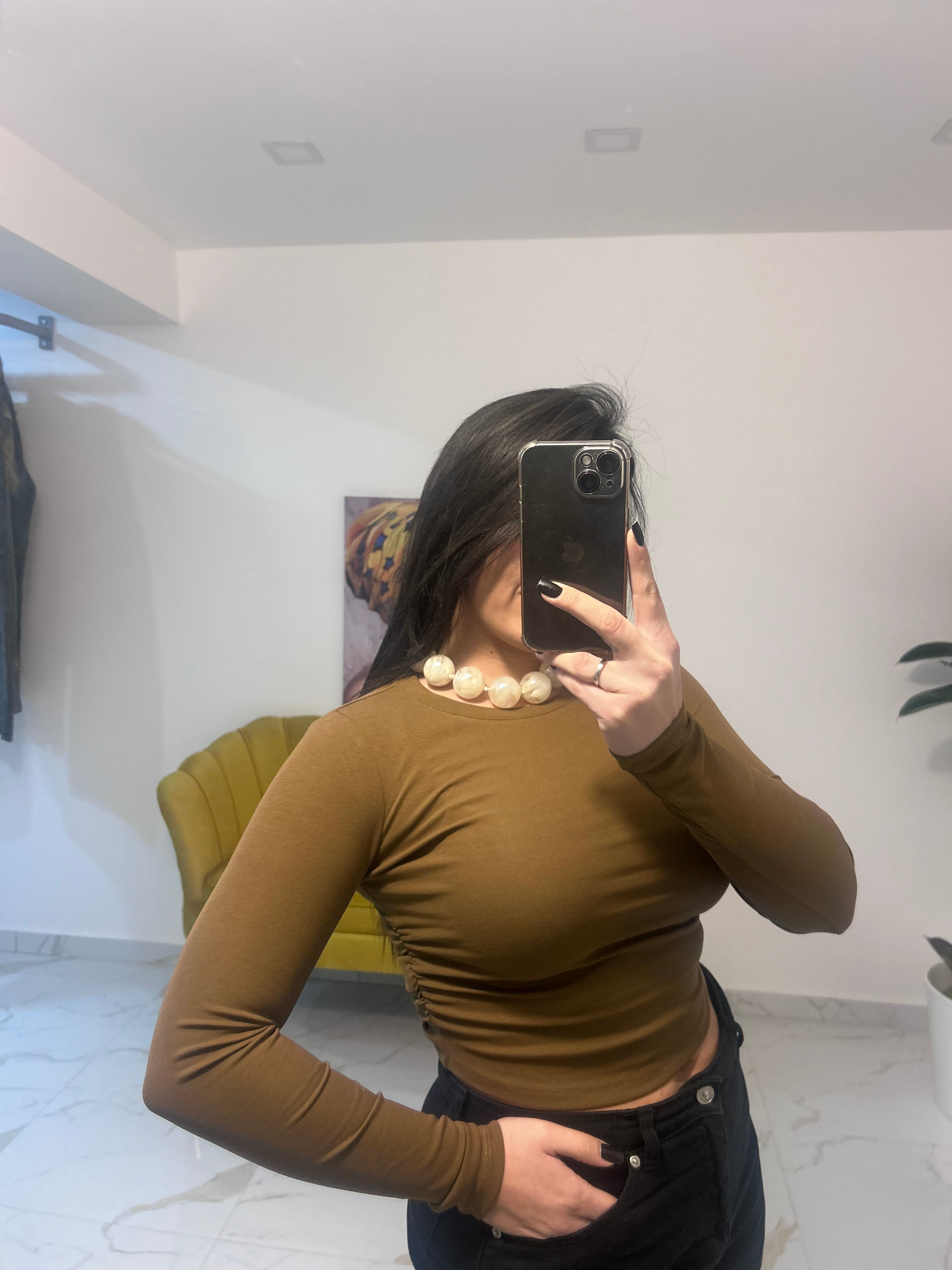 Magliettina Crop Riches