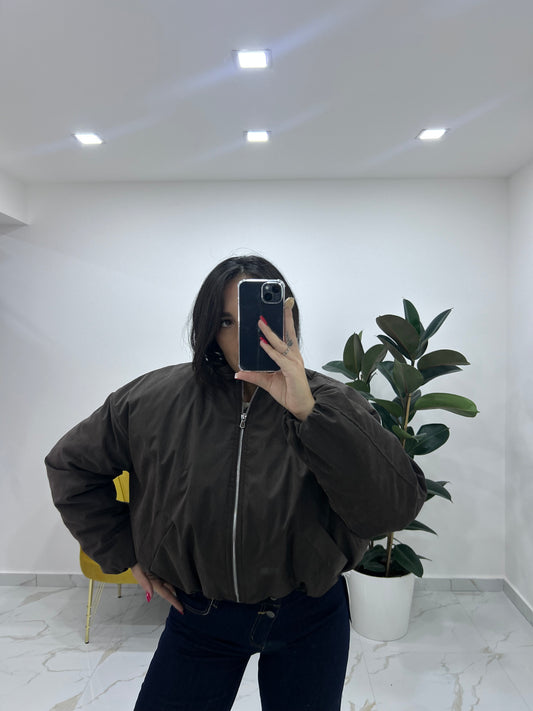 Bomber Grazia marrone