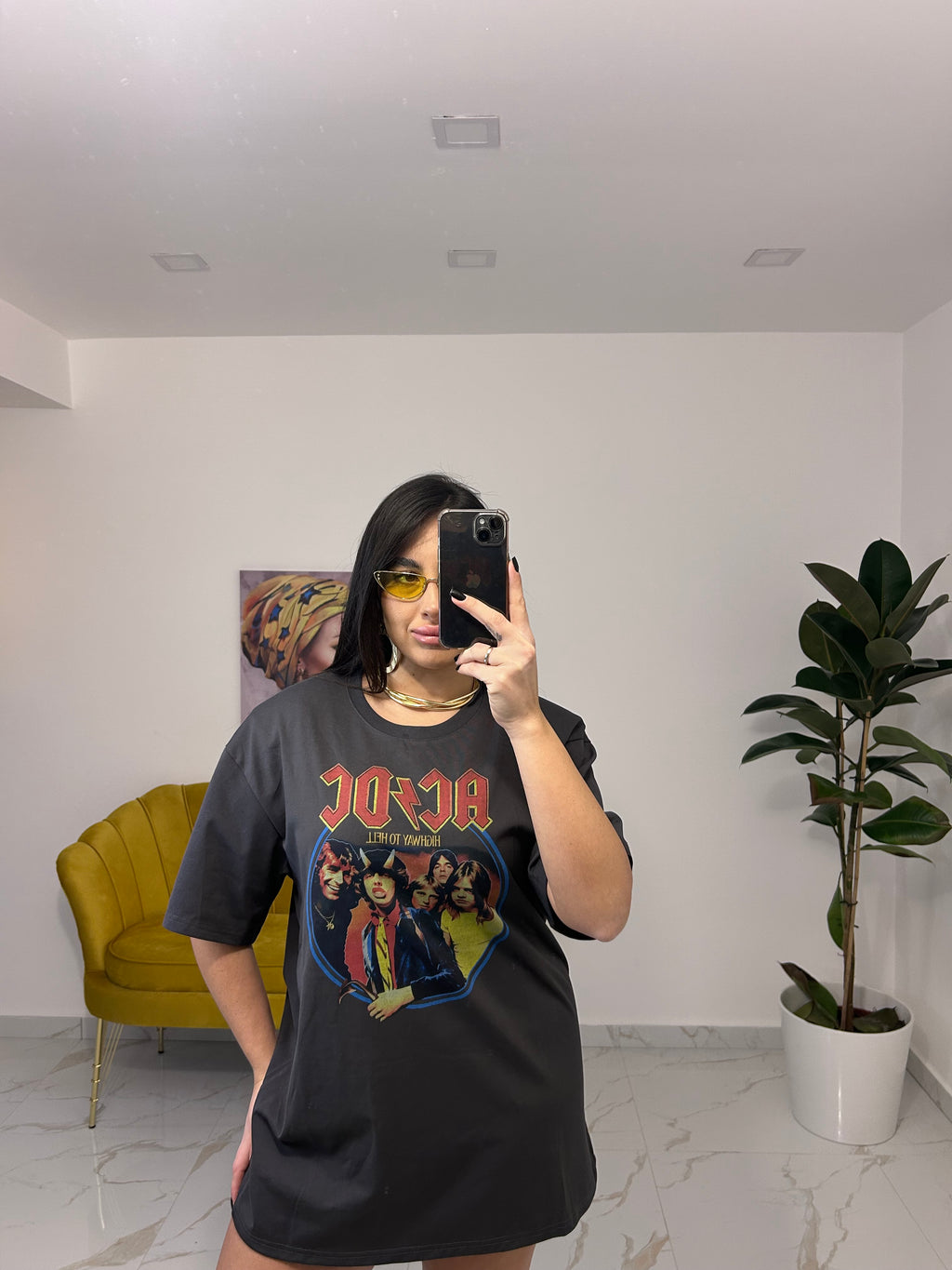 T-Shirt Dress Rock Attitude