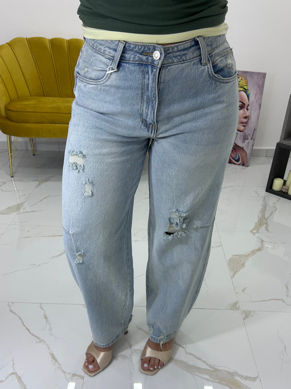 Jeans Balloon Ripped
