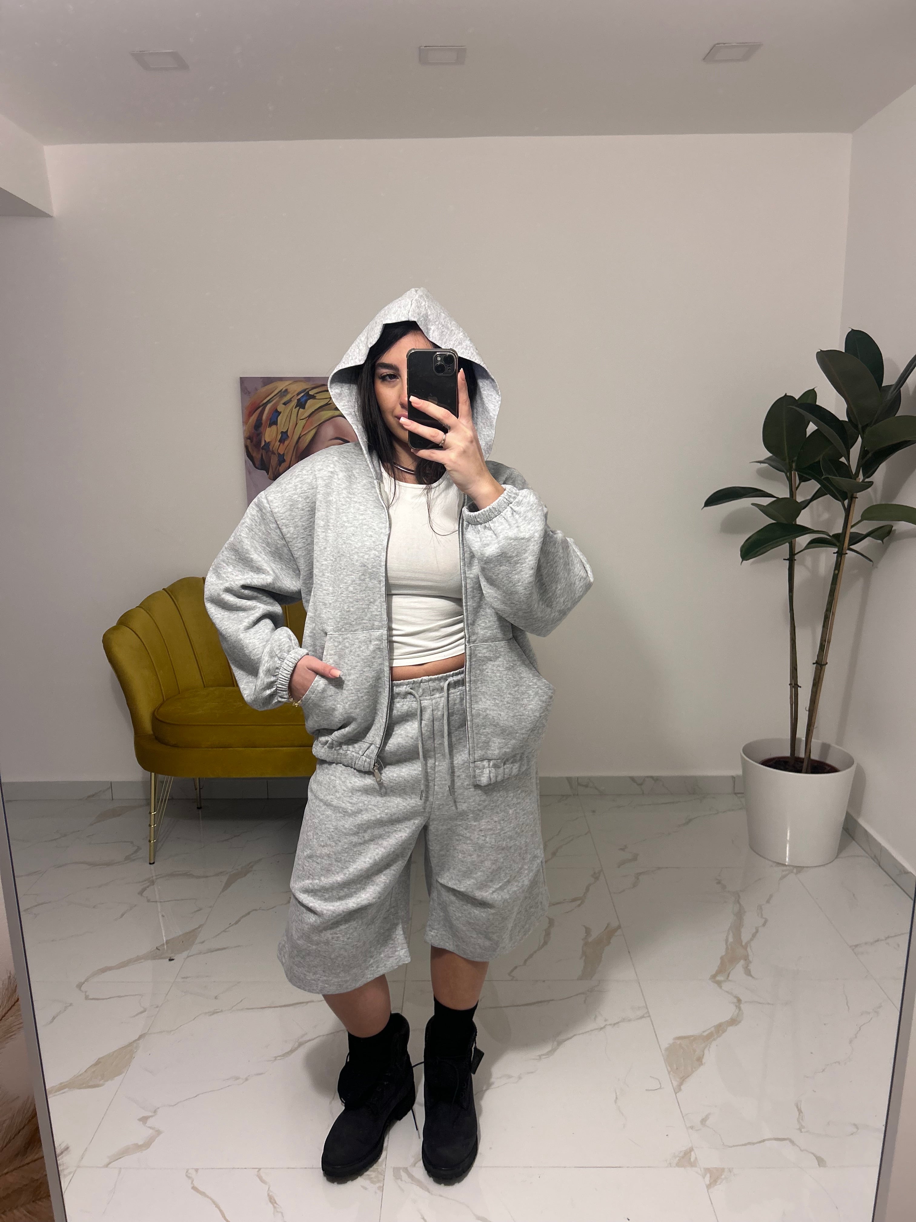 Set Daily grigio mélange