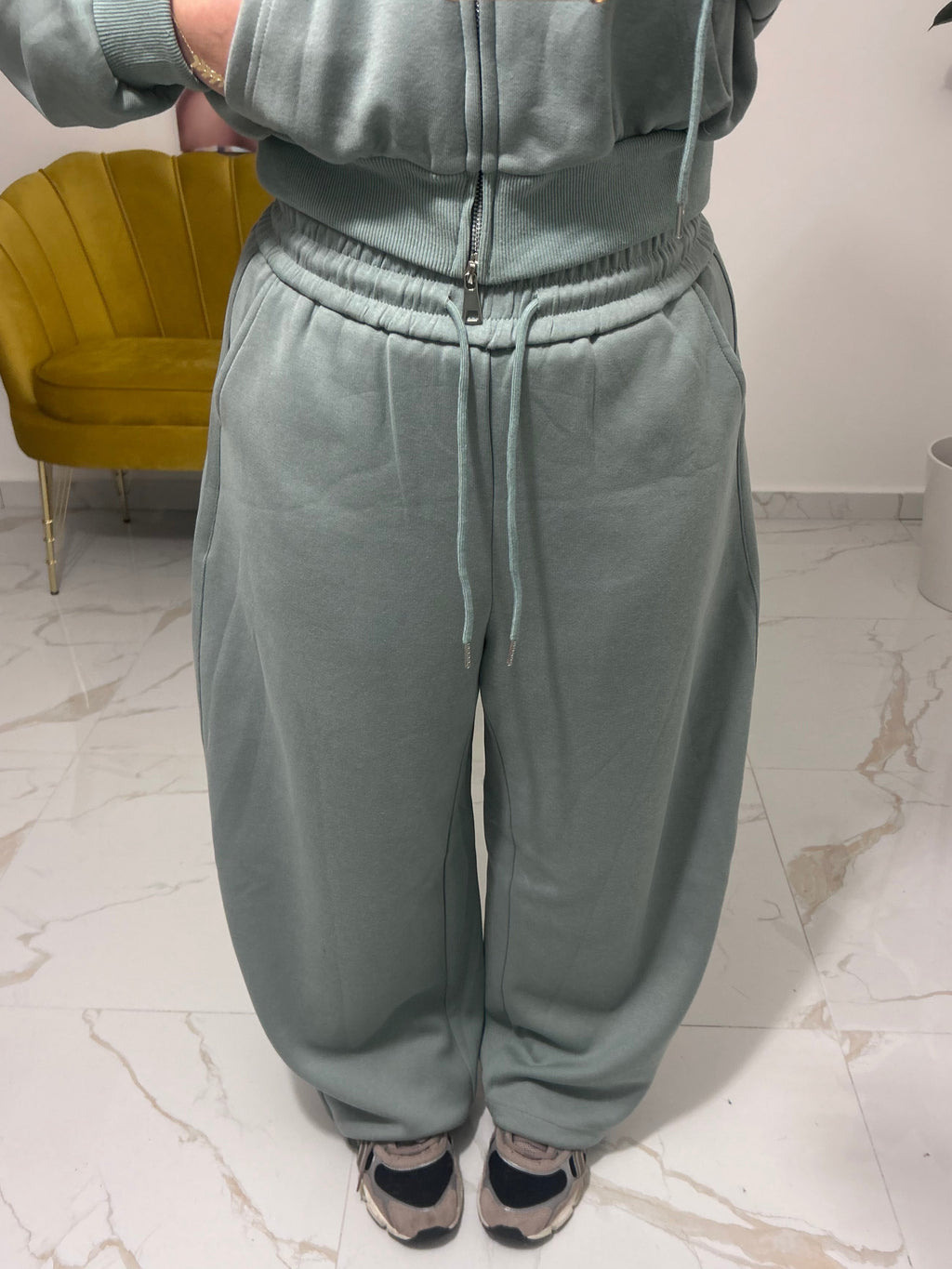 Set relax fit verde salvia