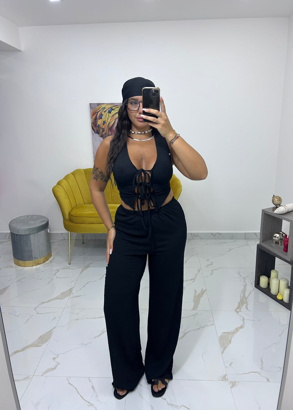 Coordinato Ibiza nero