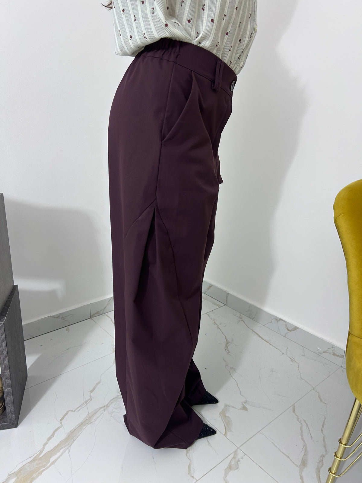 Pantalone Elysia Balloon vinaccio
