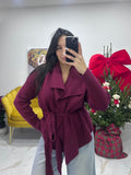 Cardigan Bordeaux Élégance