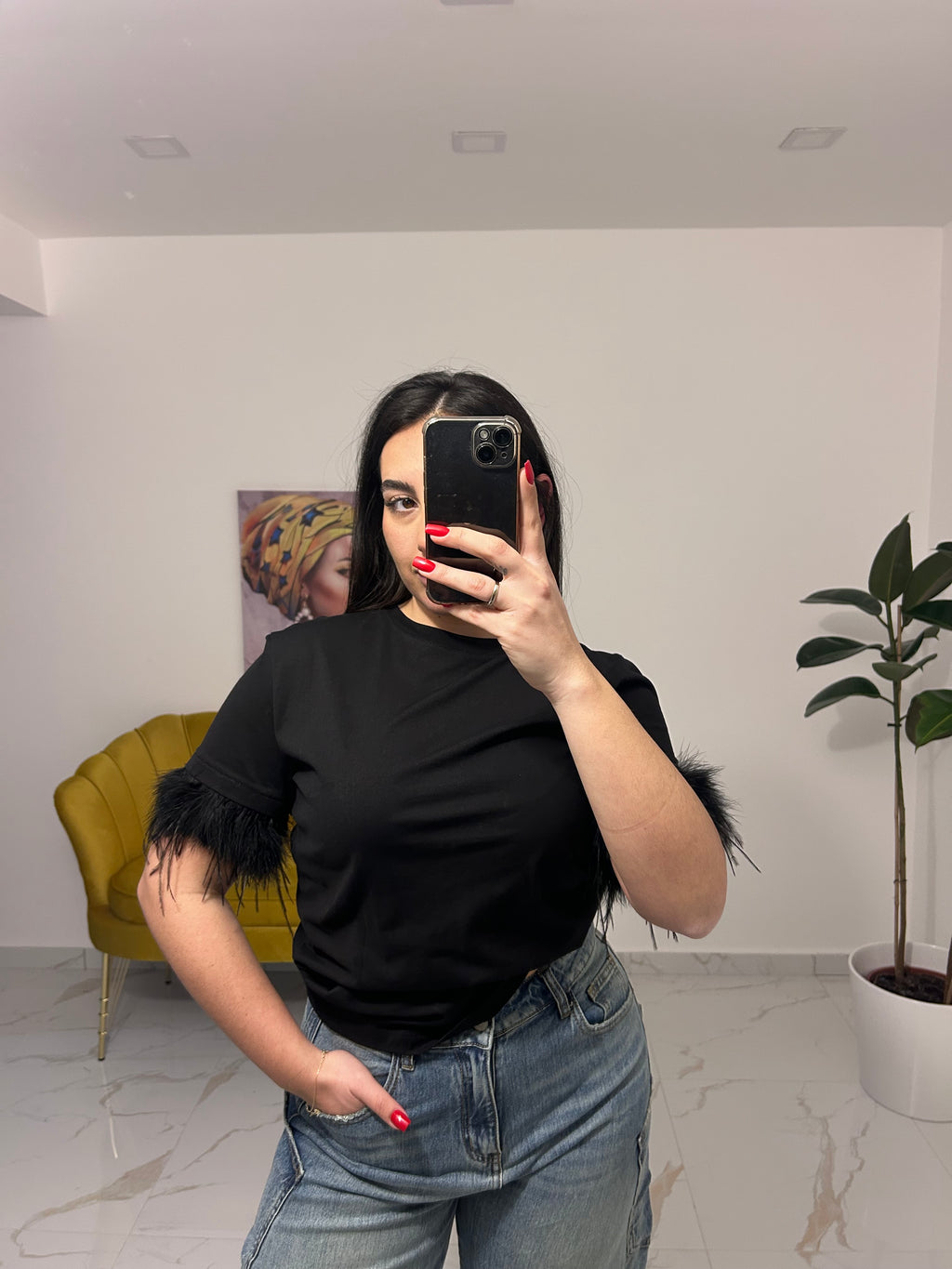 Magliettina Feather Attitude