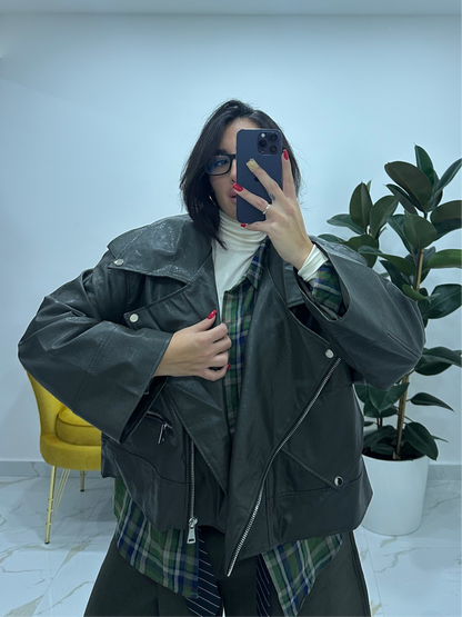 Giubbotto ecopelle Snoopy