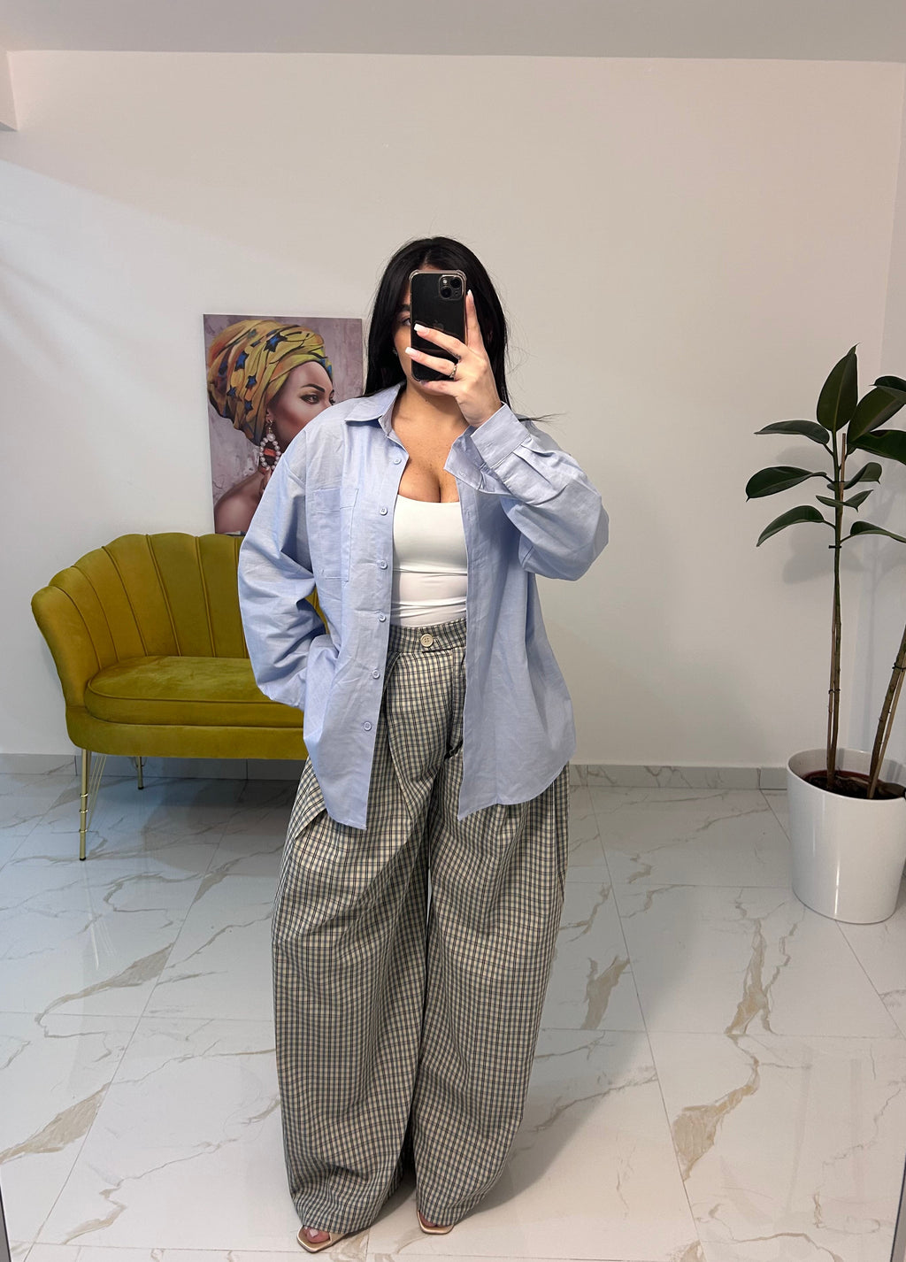 Camicia Azzurra Relax Fit