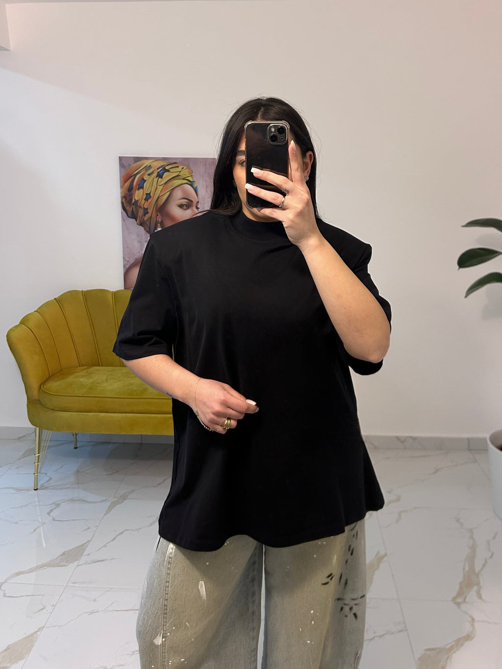 T shirt Basic strutturata