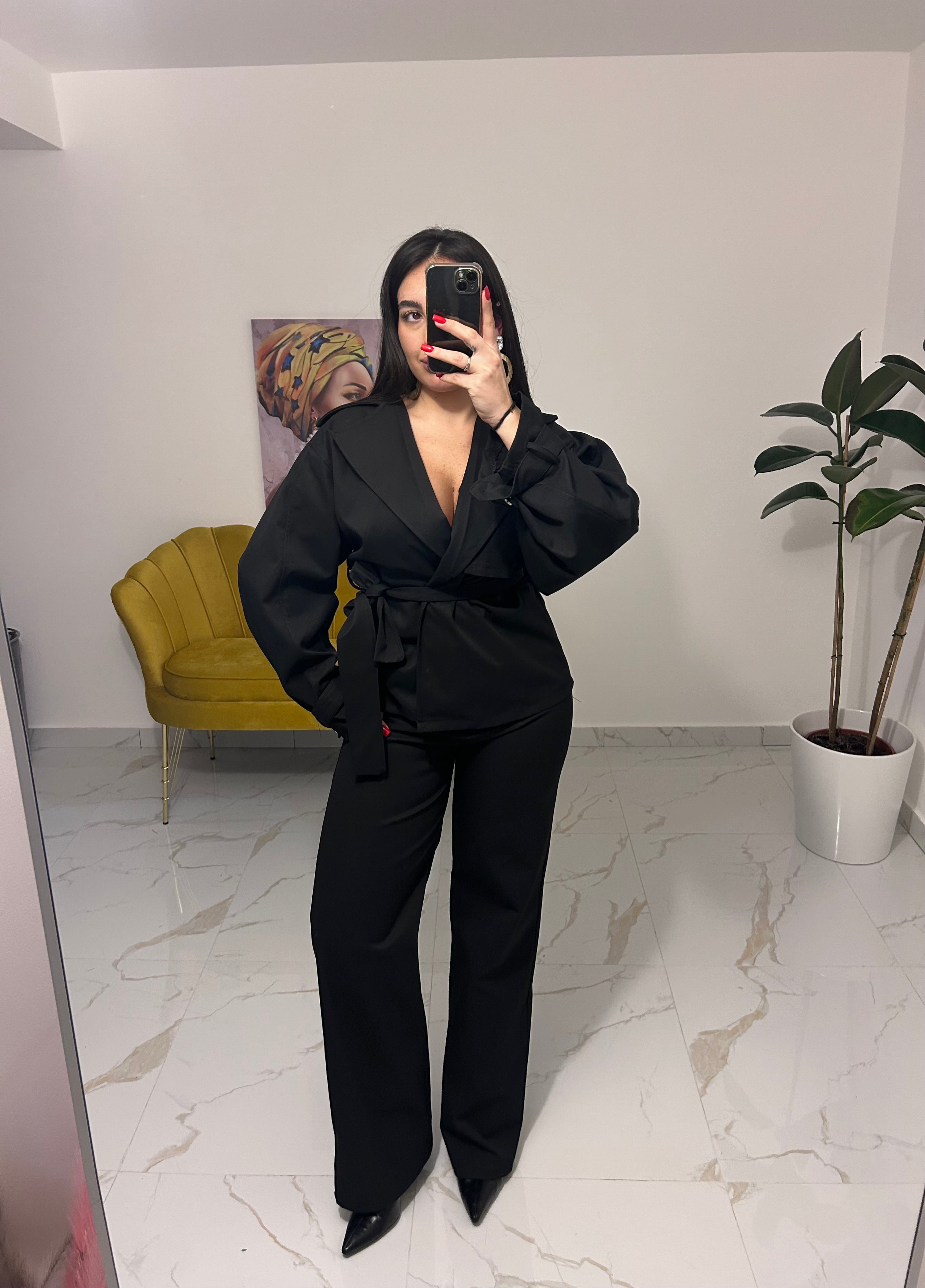 Tailleur nero Eleganza Moderna