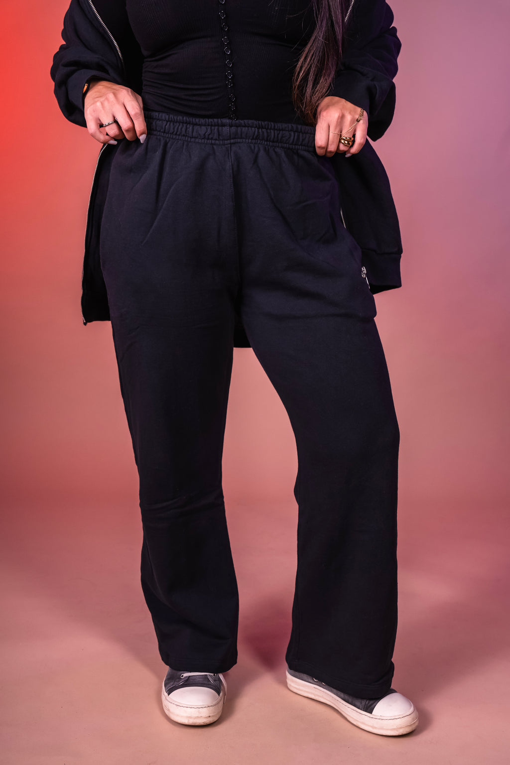 Coordinato in Tuta Comfy nera