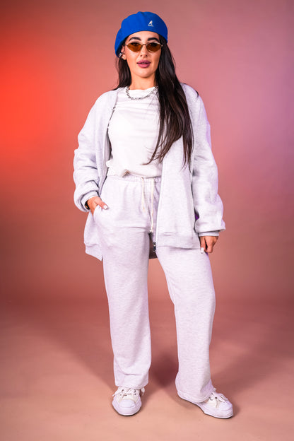 Coordinato in Tuta Comfy Grigio melange