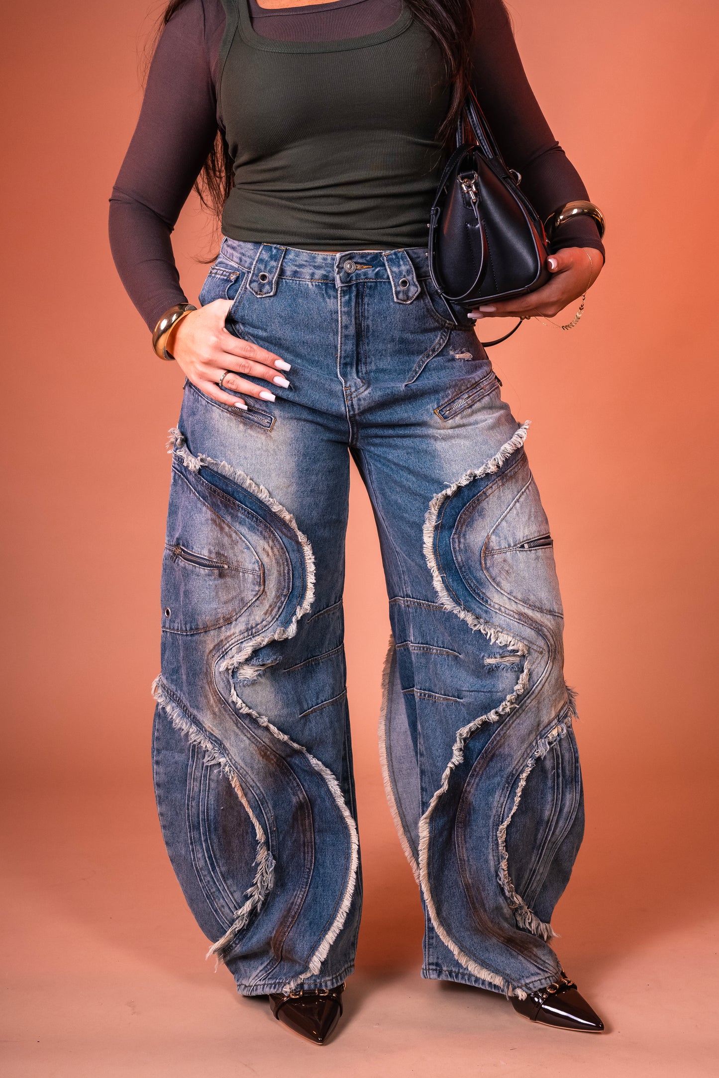 Jeans ballon Amber lavaggio medio