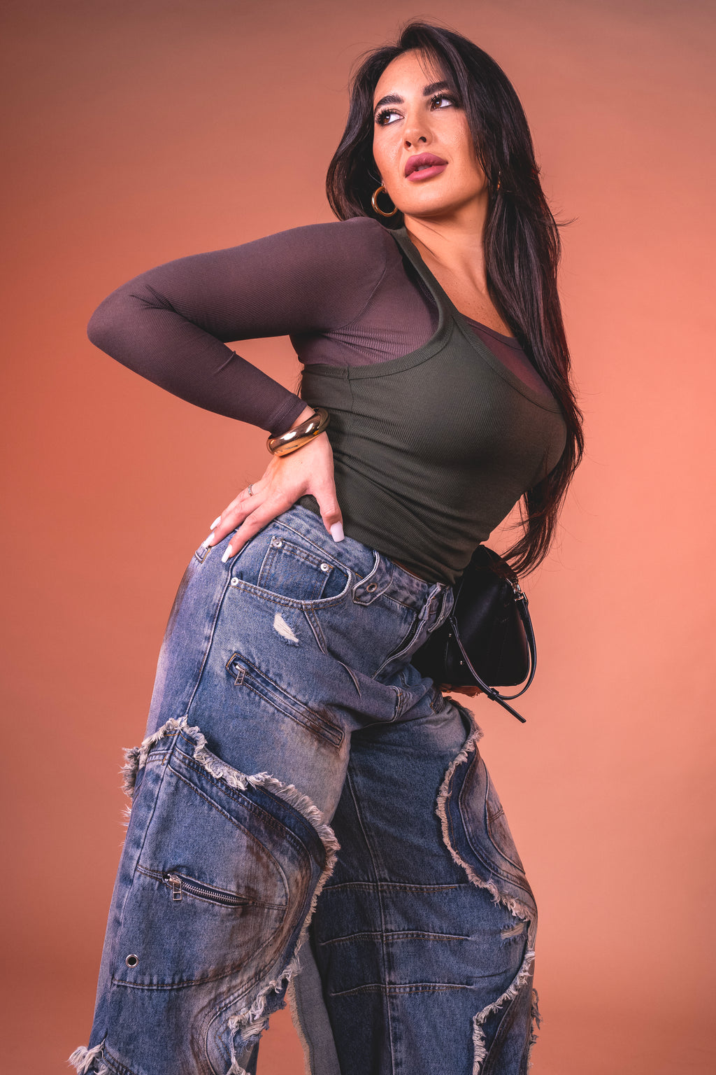 Jeans ballon Amber lavaggio medio