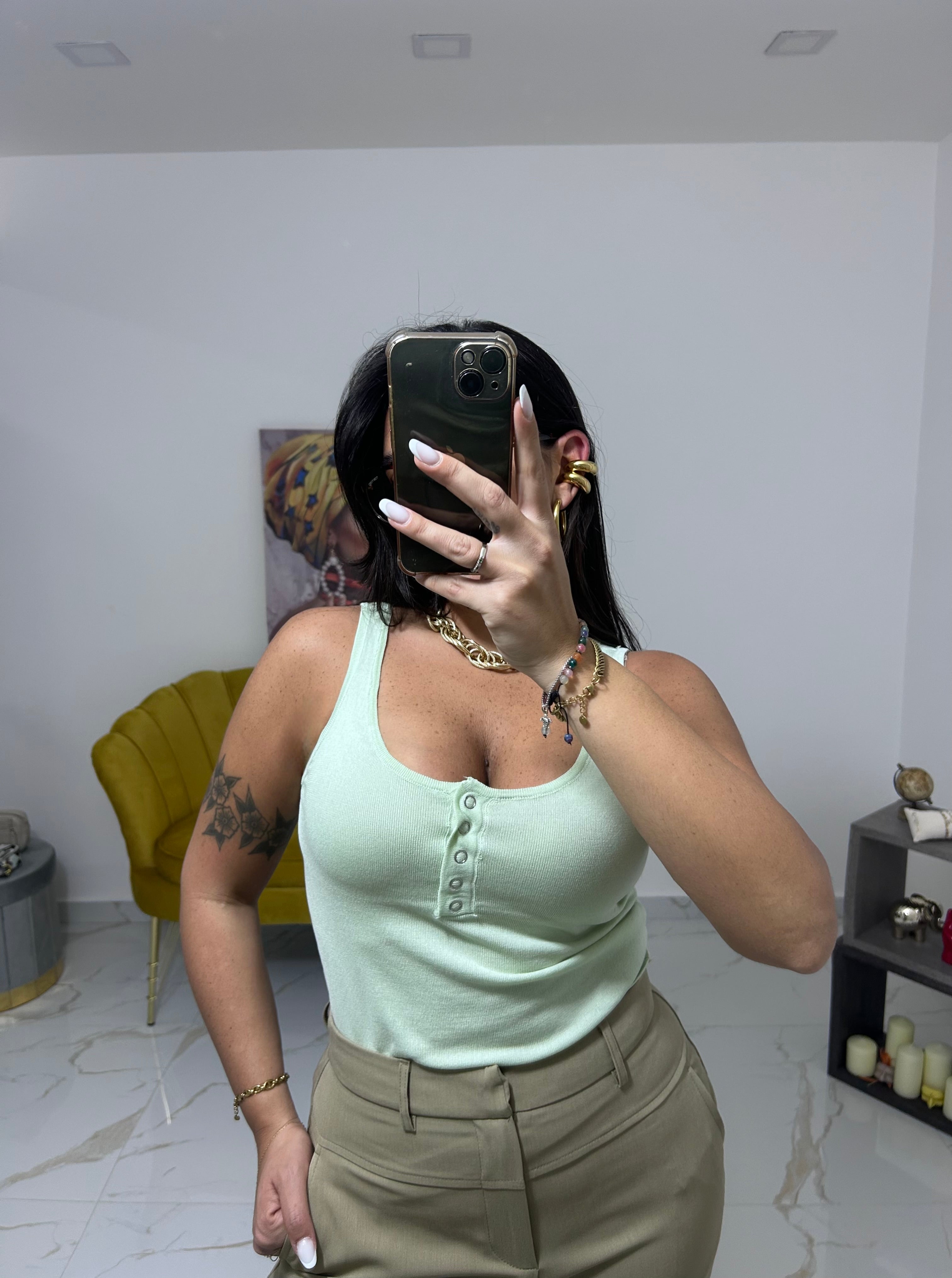 Canotta Soft mood menta