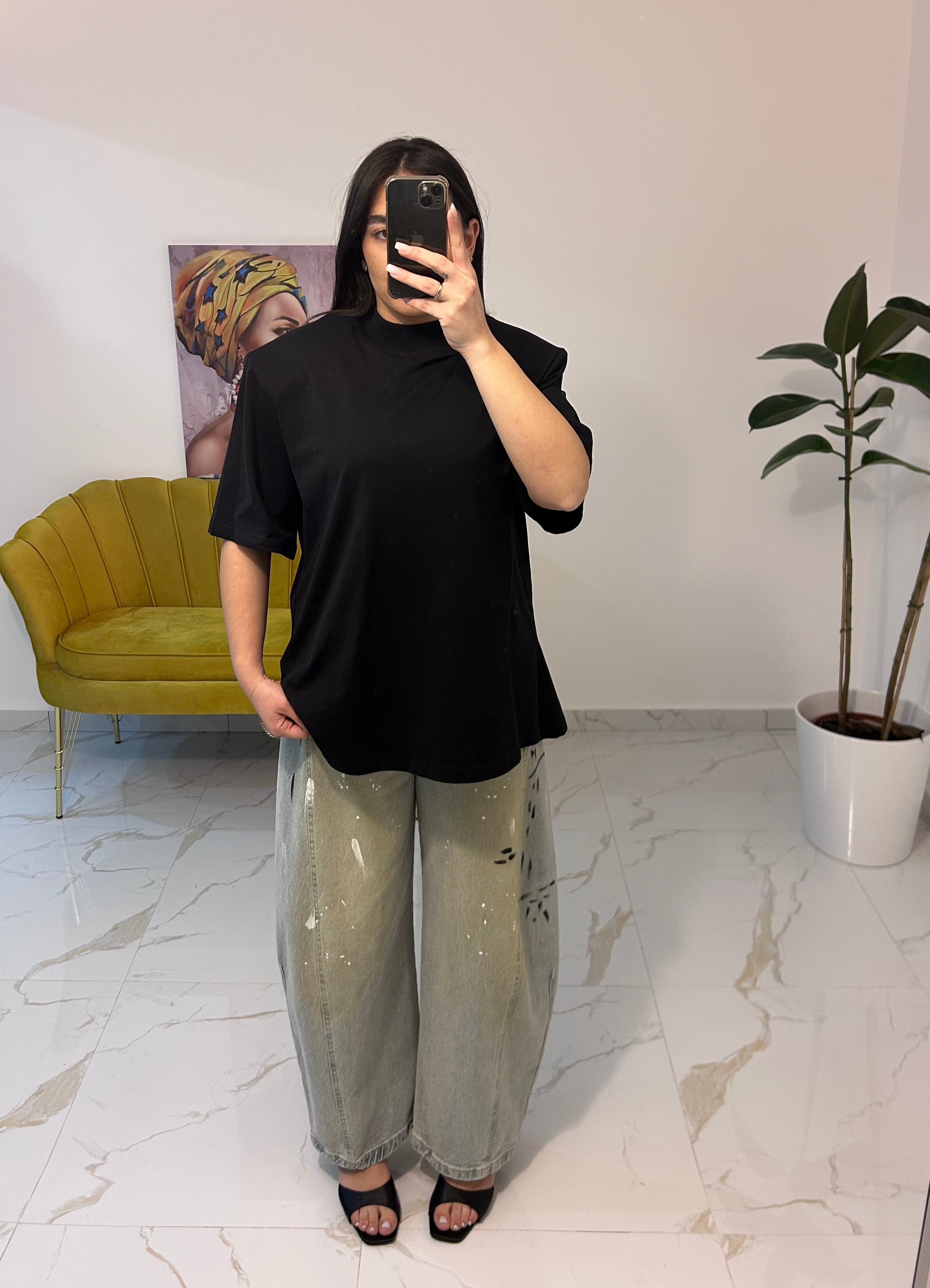 T shirt Basic strutturata