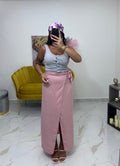 Gonna Midi essential rosa