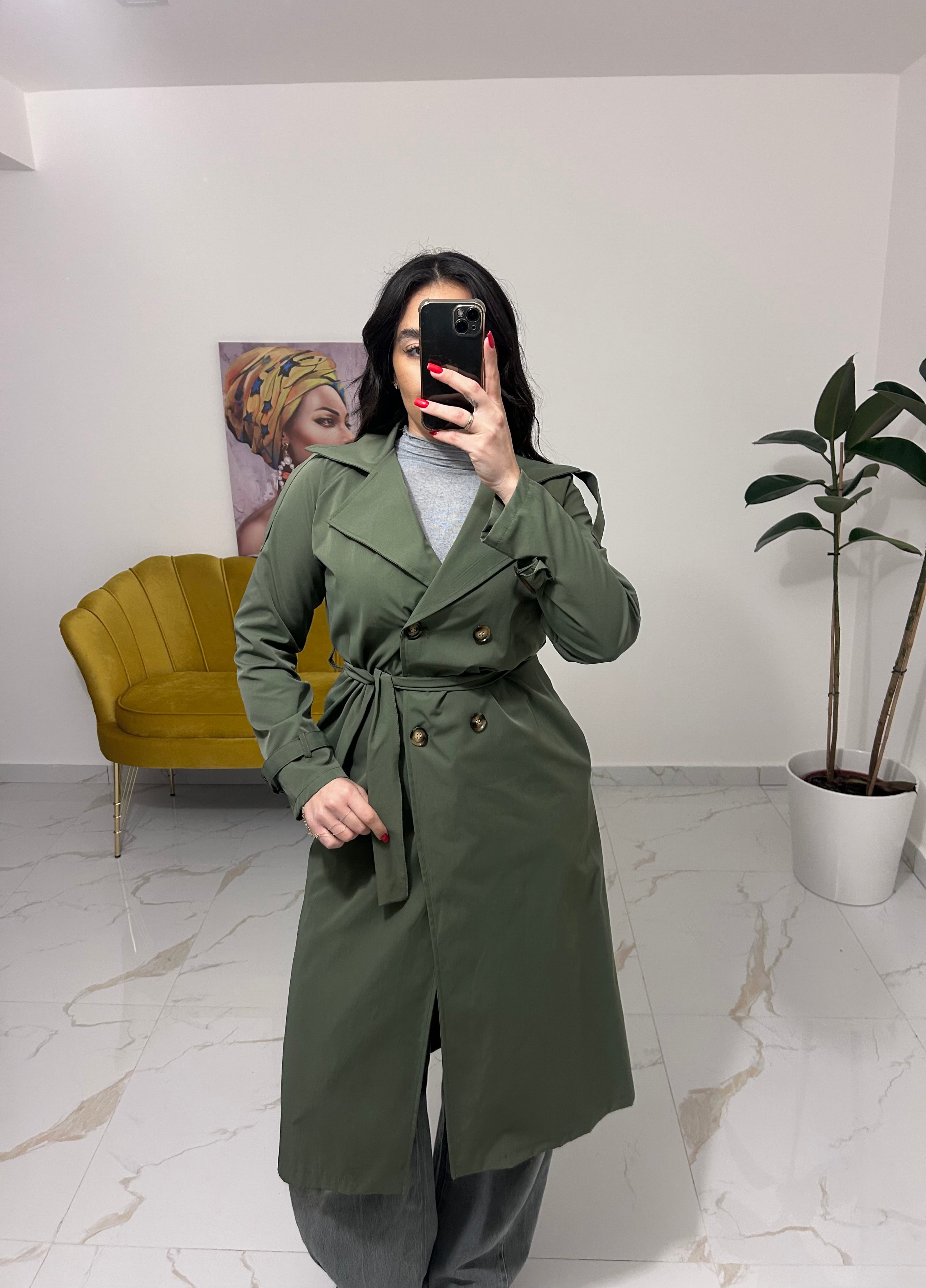 Trench lungo City Elegance