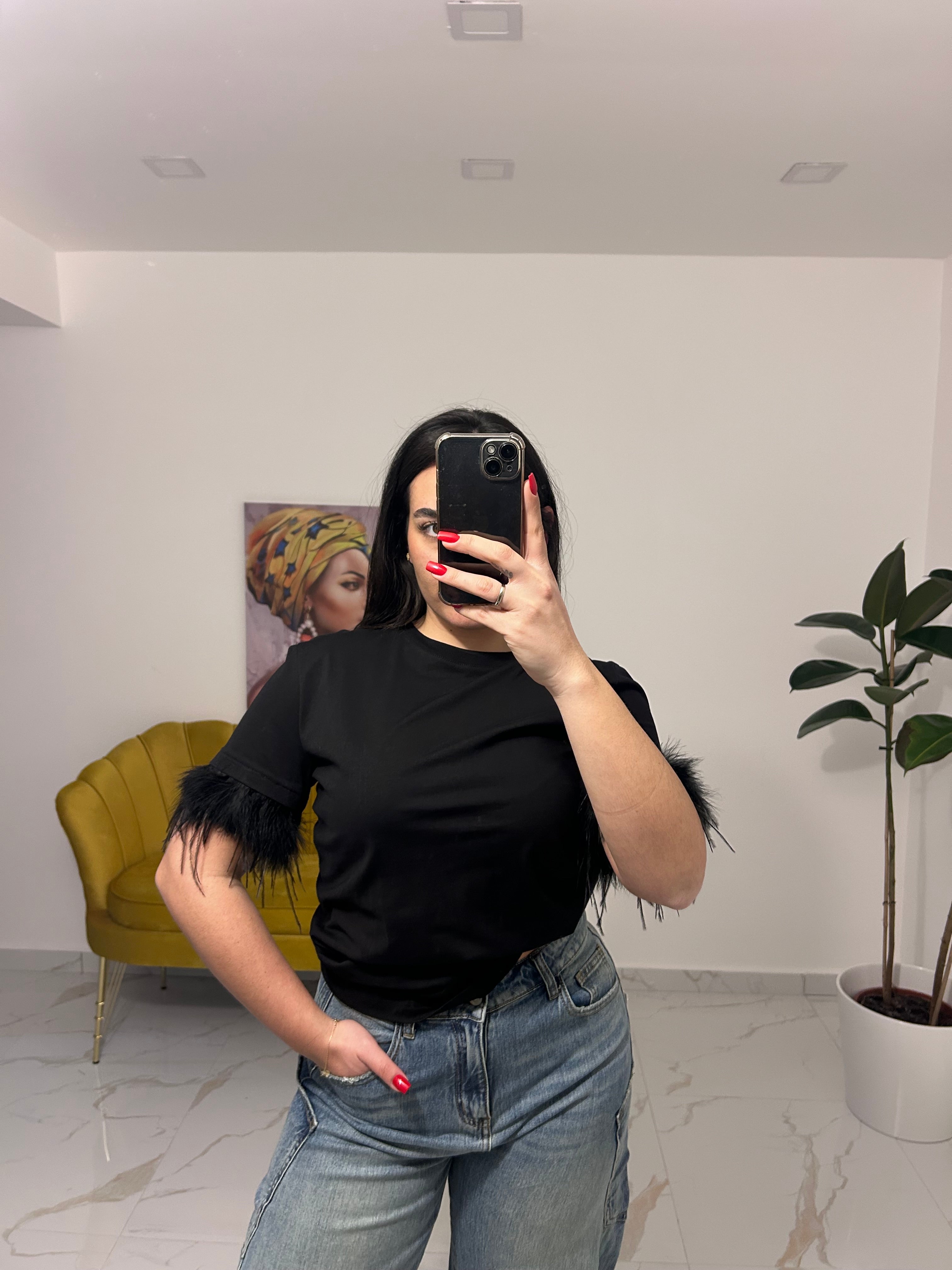 Magliettina Feather Attitude