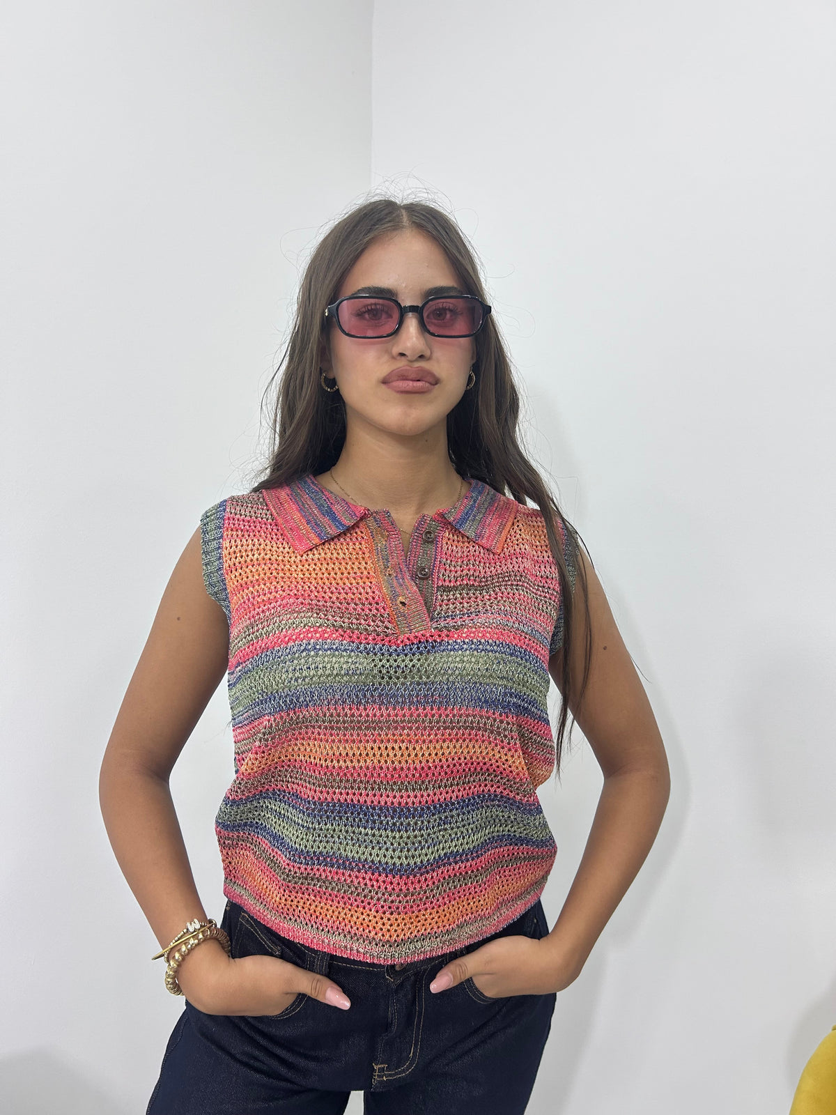 Polo Monica Rosa