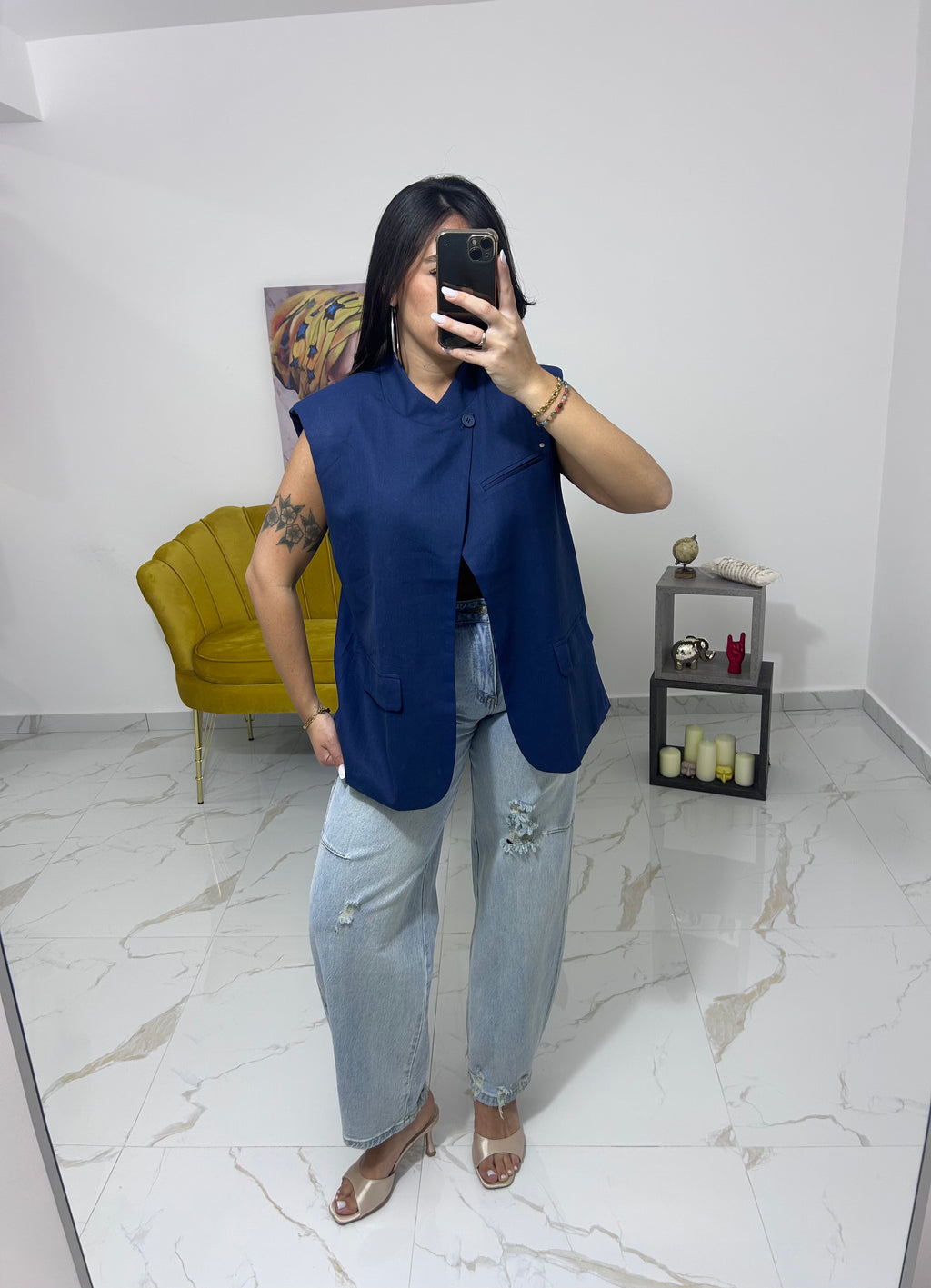 Giacca Kyoto blu