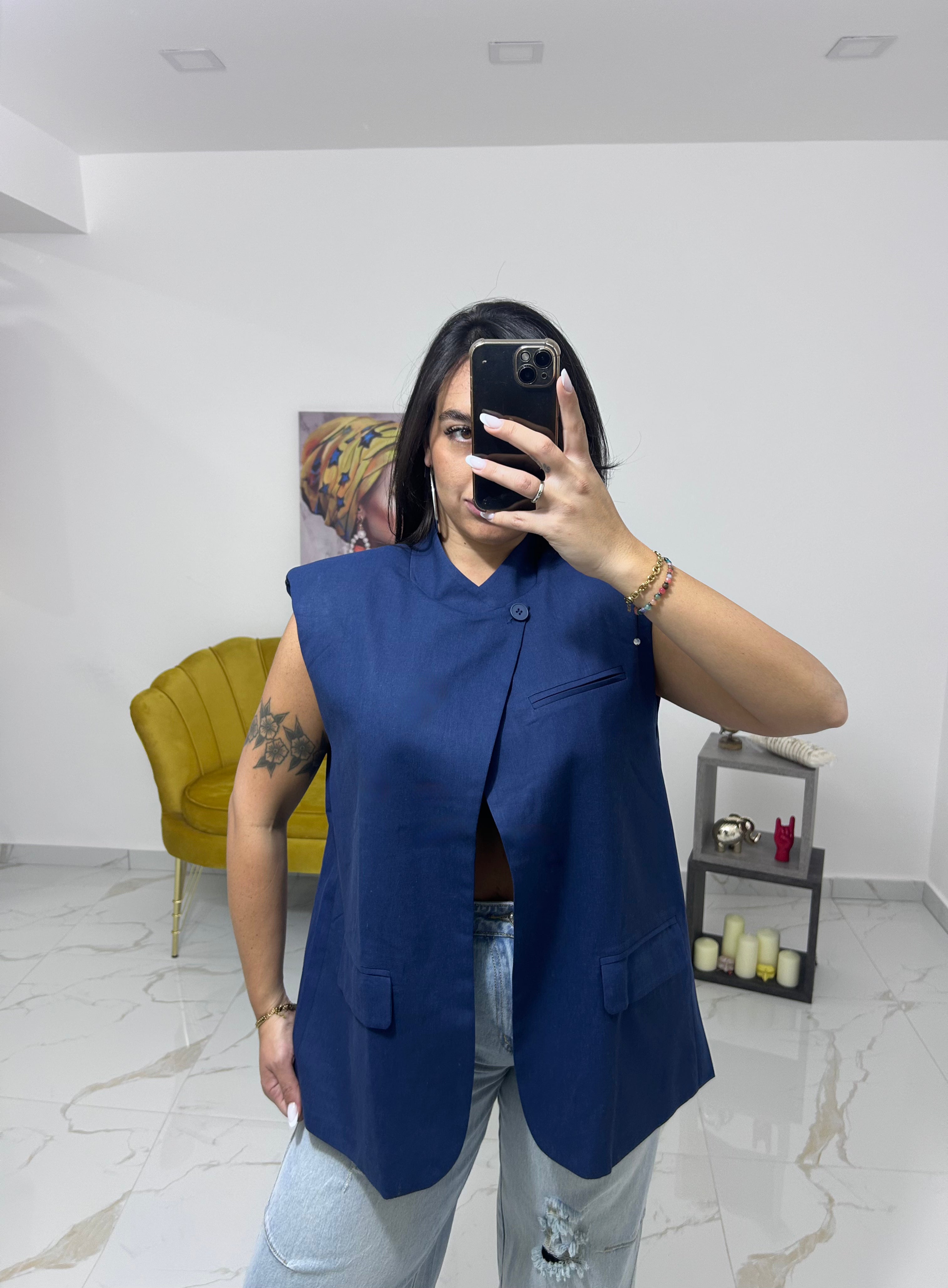 Giacca Kyoto blu